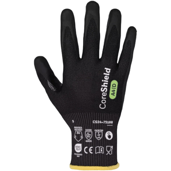 Cut Resistant Gloves Foam Nitrile Grip ESD Safe G-Tek CS24-7518B