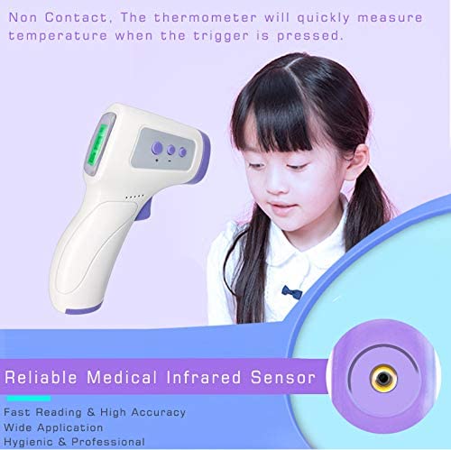 Medical Grade High Precision Infrared Sensor Thermometer Handheld Digital  LCD Non-Contact