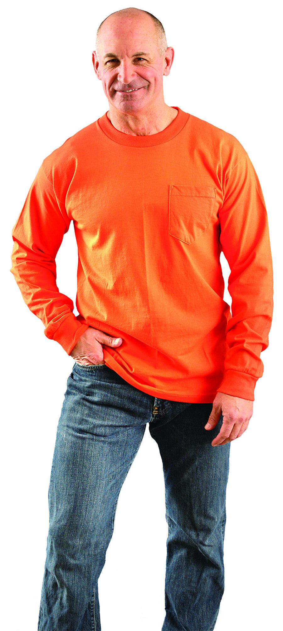 Classic Cotton Long Sleeve with Pocket