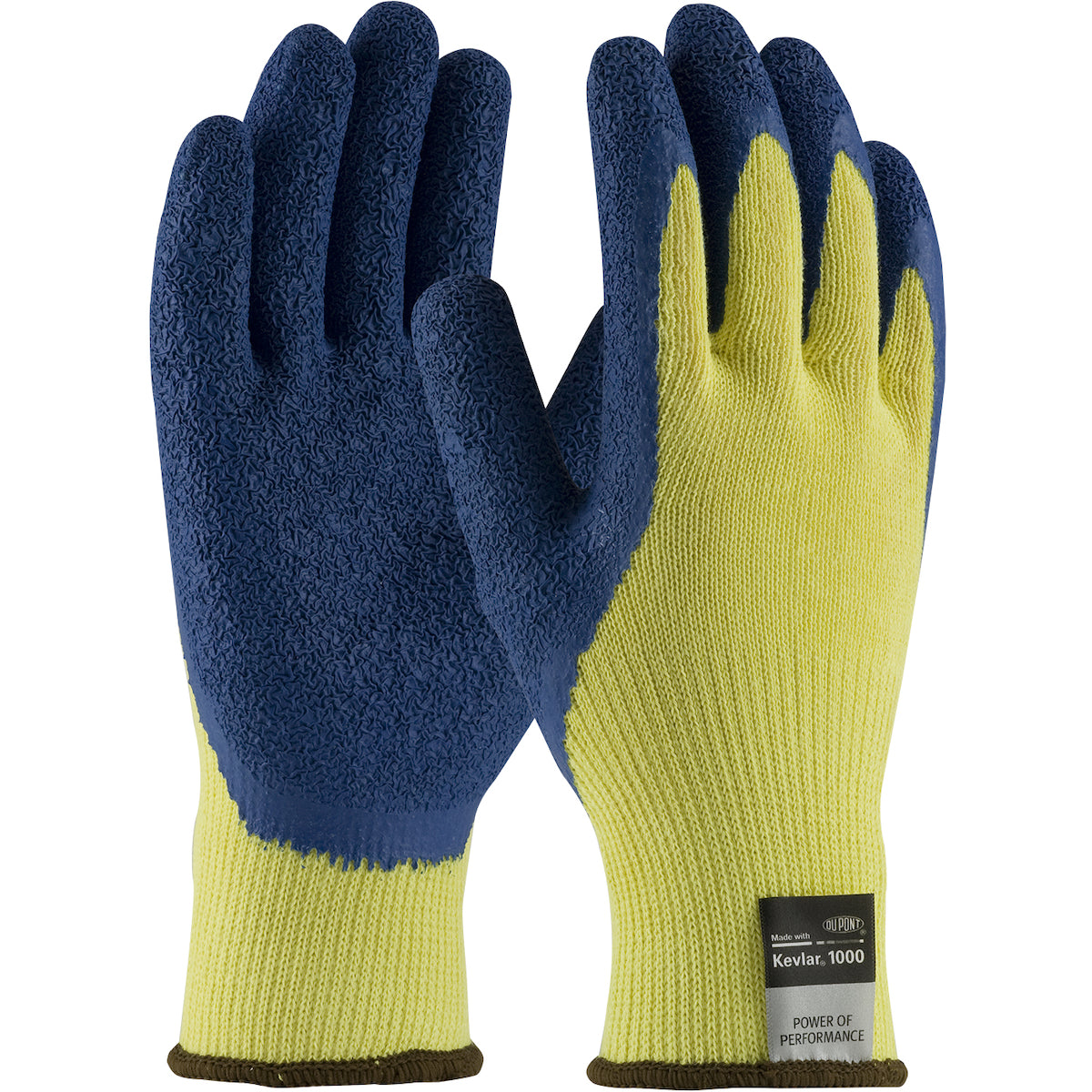 G-Tek 09-K1310 Cut Resistant Gloves Kevlar Latex Coated Yellow