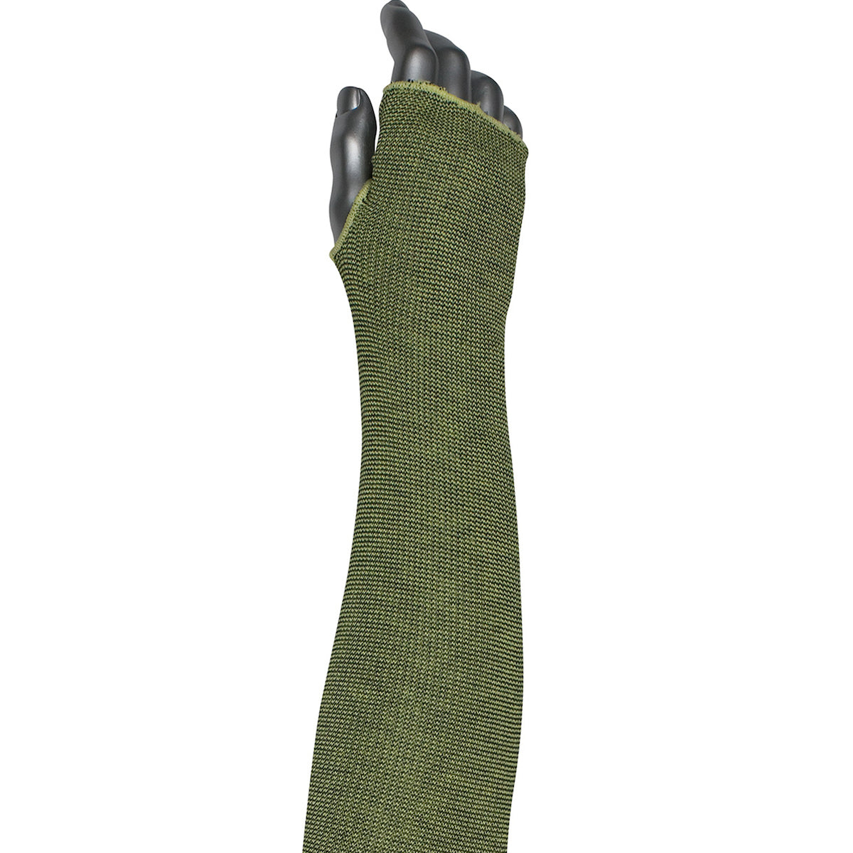 Kut Gard 10-21KVACPMBKTH Cut Resistant Sleeve Kevlar Thumb Hole Green