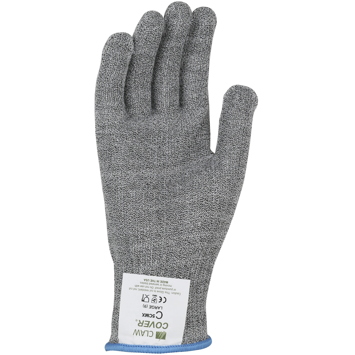 Claw Cover 10-C5GYCMX Cut Resistant Gloves HPPE/Steel Blend Gray
