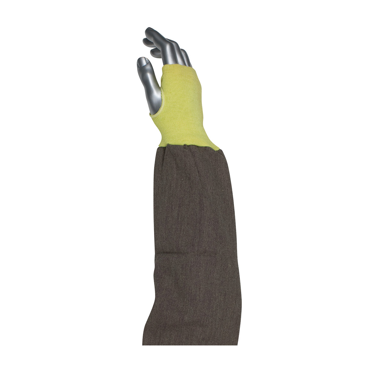 Kut Gard 10-K46 Cut Resistant Sleeve FR Viscose Kevlar Brown