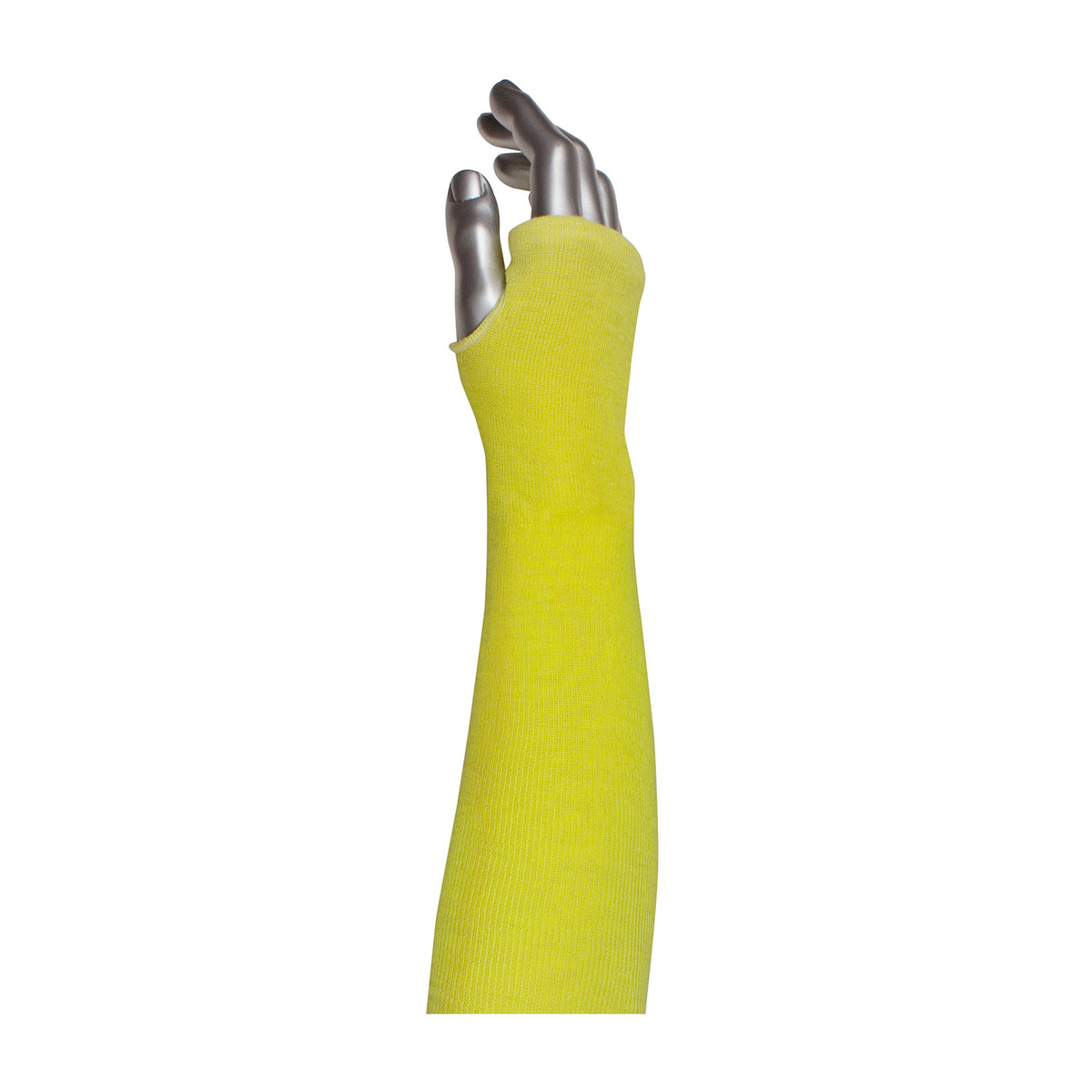 Kut Gard 10-KSTO Cut Resistant Sleeve Kevlar Thumb Hole Yellow