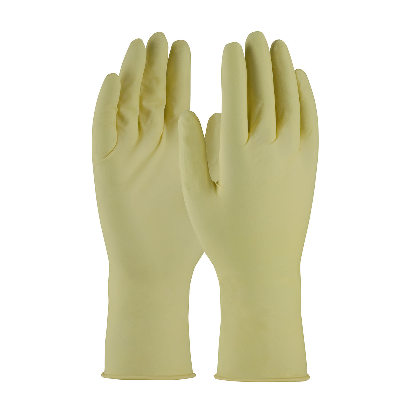 QRP 612HC Cleanroom Latex Gloves Textured Grip Natural