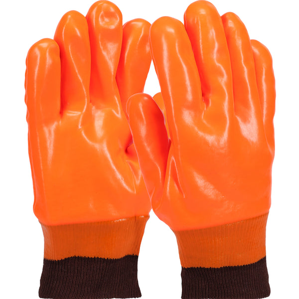 Cold Protection Gloves PVC Insulated Waterproof PIP 1007OR - BRITE SAFETY