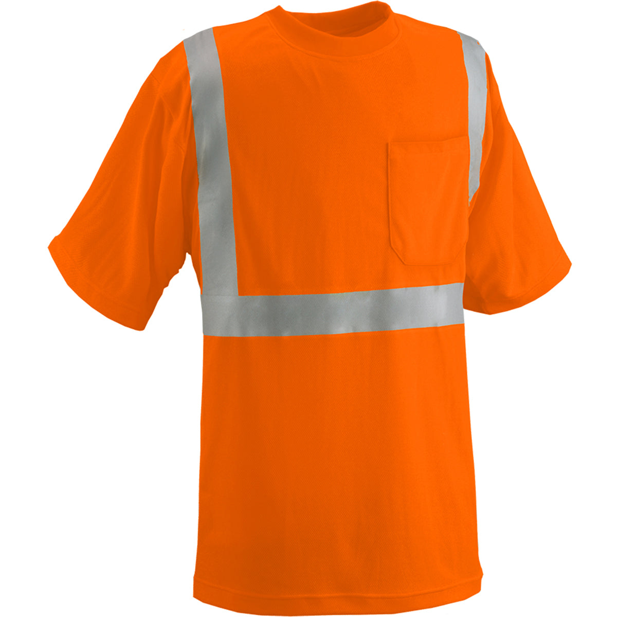 Reflective Apparel 102ST Hi-Vis Safety Vest Moisture Wicking Hi-Vis Orange