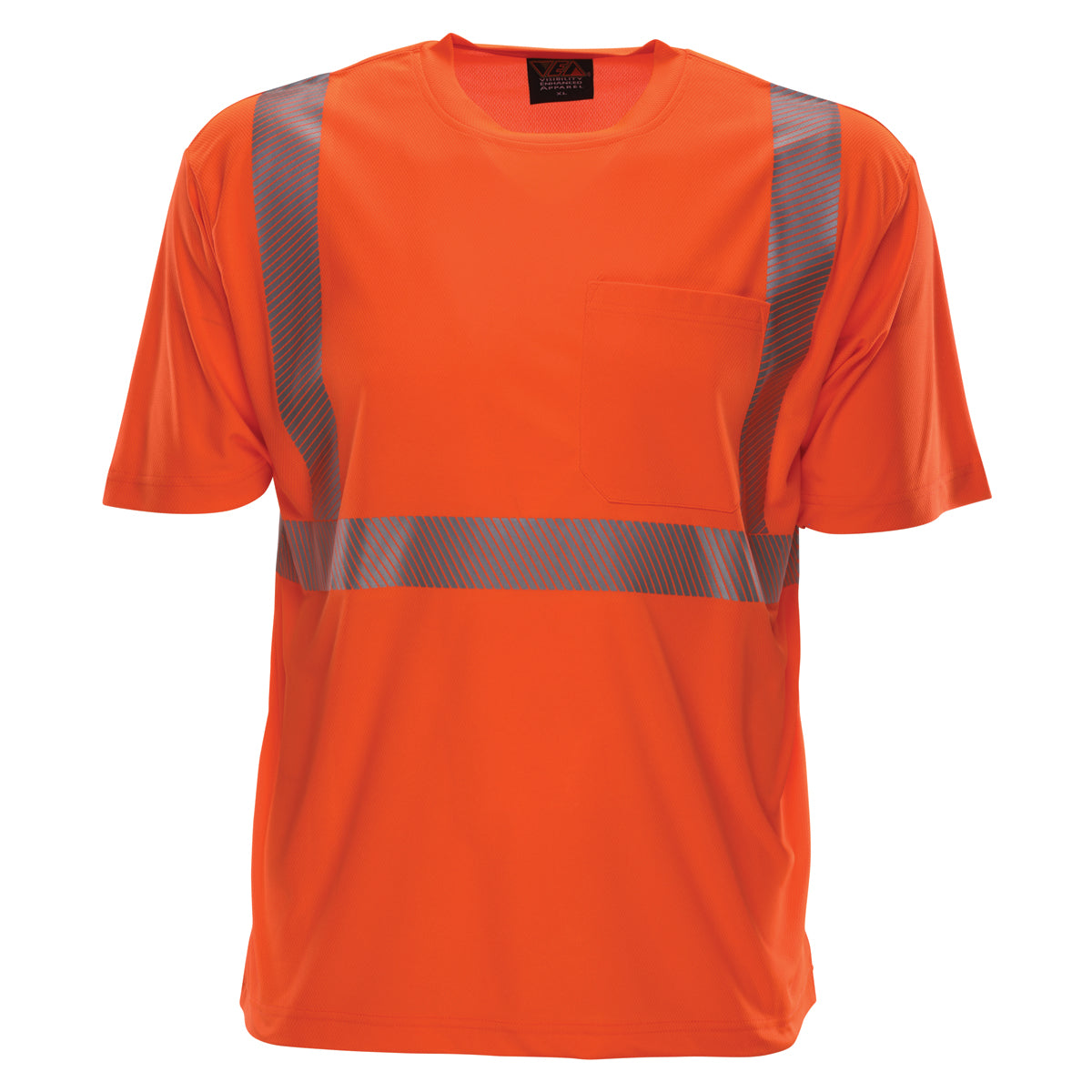 Reflective Apparel 102CT Hi-Vis Safety Vest Moisture Wicking Hi-Vis Orange