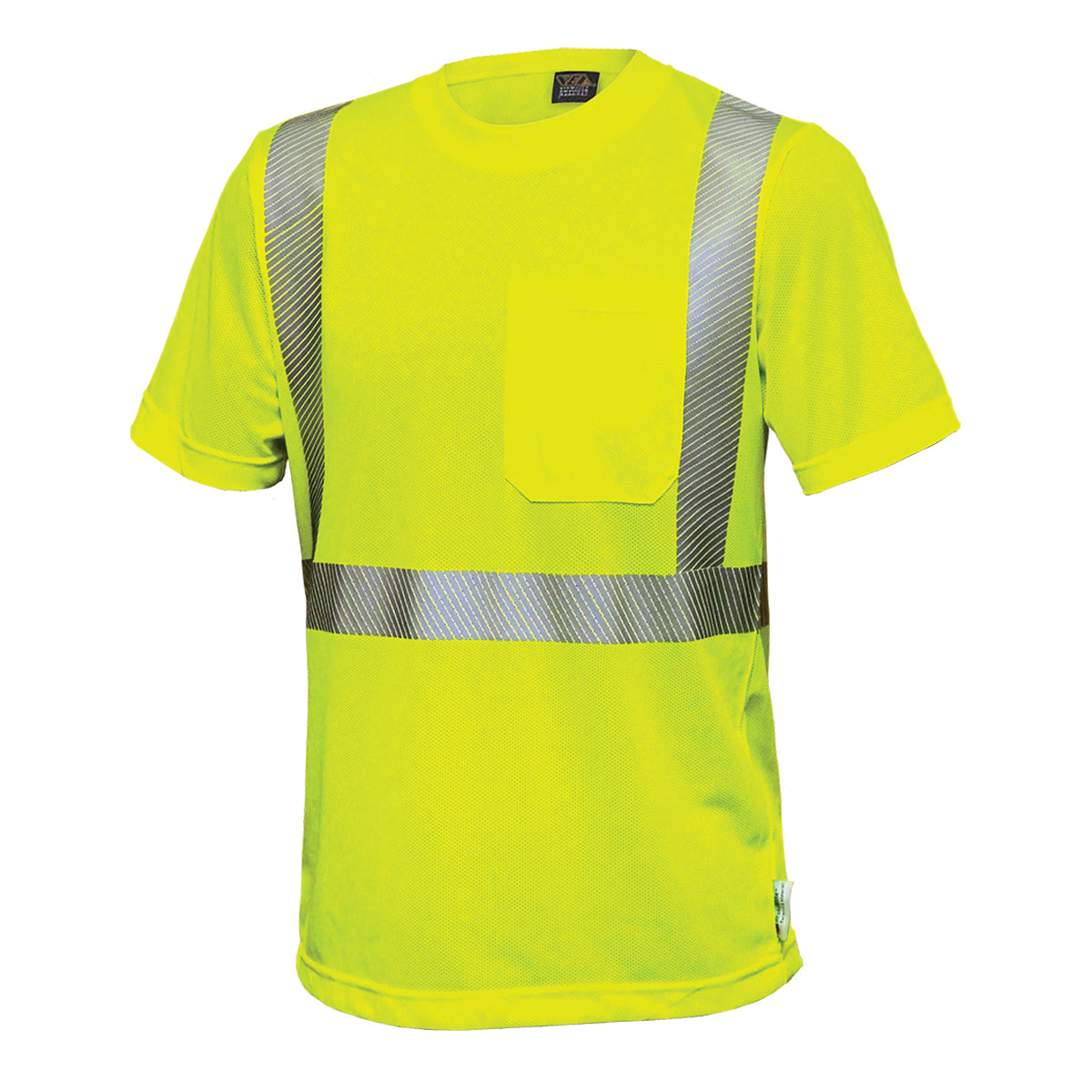 Reflective Apparel 103CT Hi-Vis Safety Vest Moisture Wicking Hi-Vis Yellow