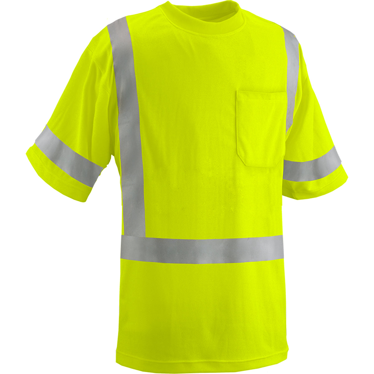 Reflective Apparel 104ST Hi-Vis Safety Vest Moisture Wicking Hi-Vis Yellow