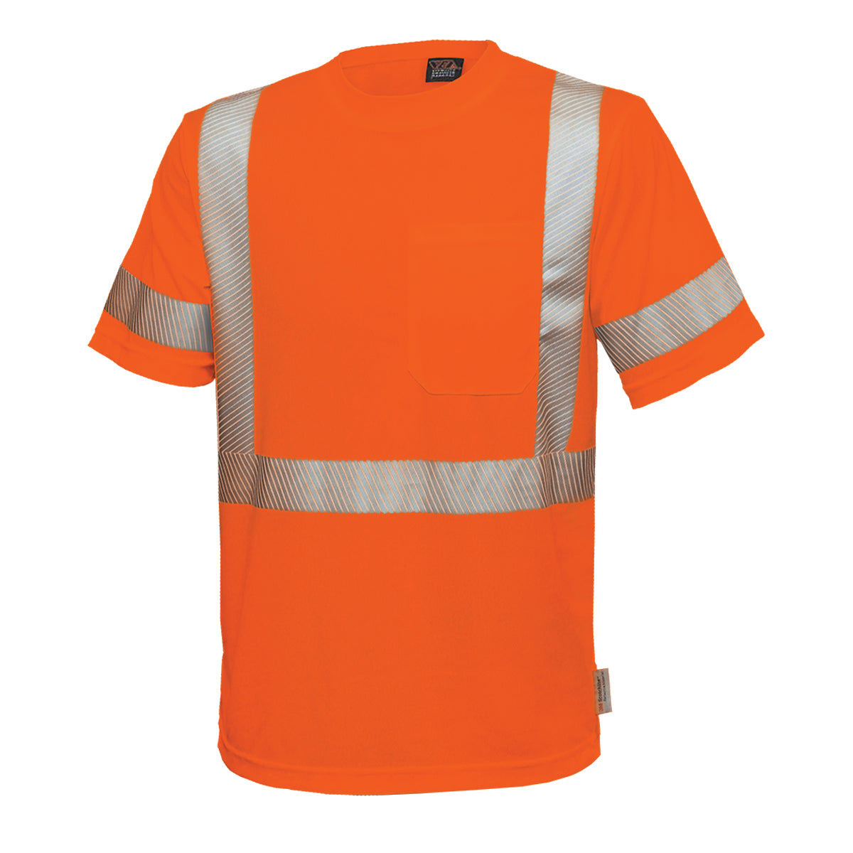 Reflective Apparel 104CT Hi-Vis Safety Vest Moisture Wicking Hi-Vis Orange