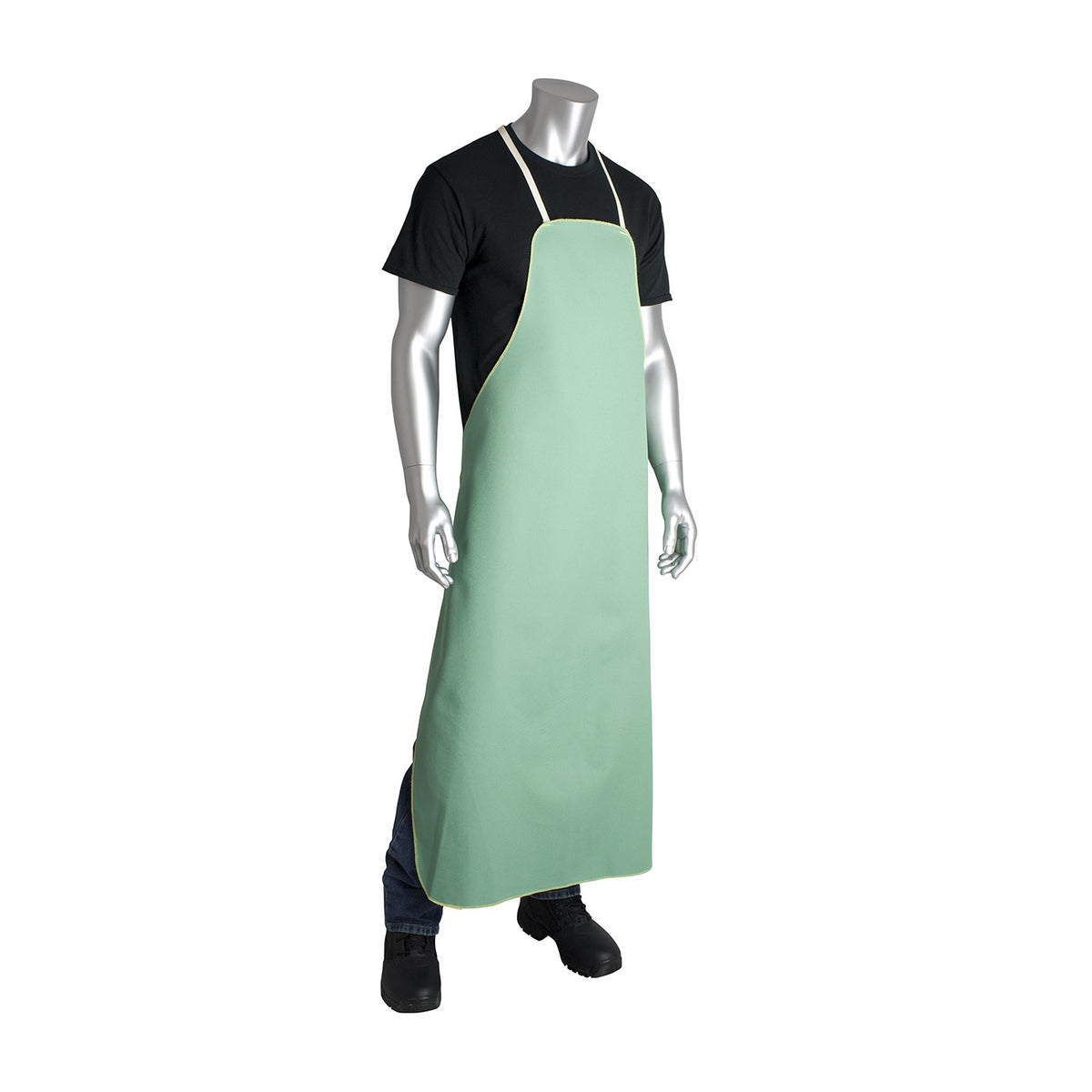 PIP 11-GAG-1P Apron FR Cotton Green Flame Resistant
