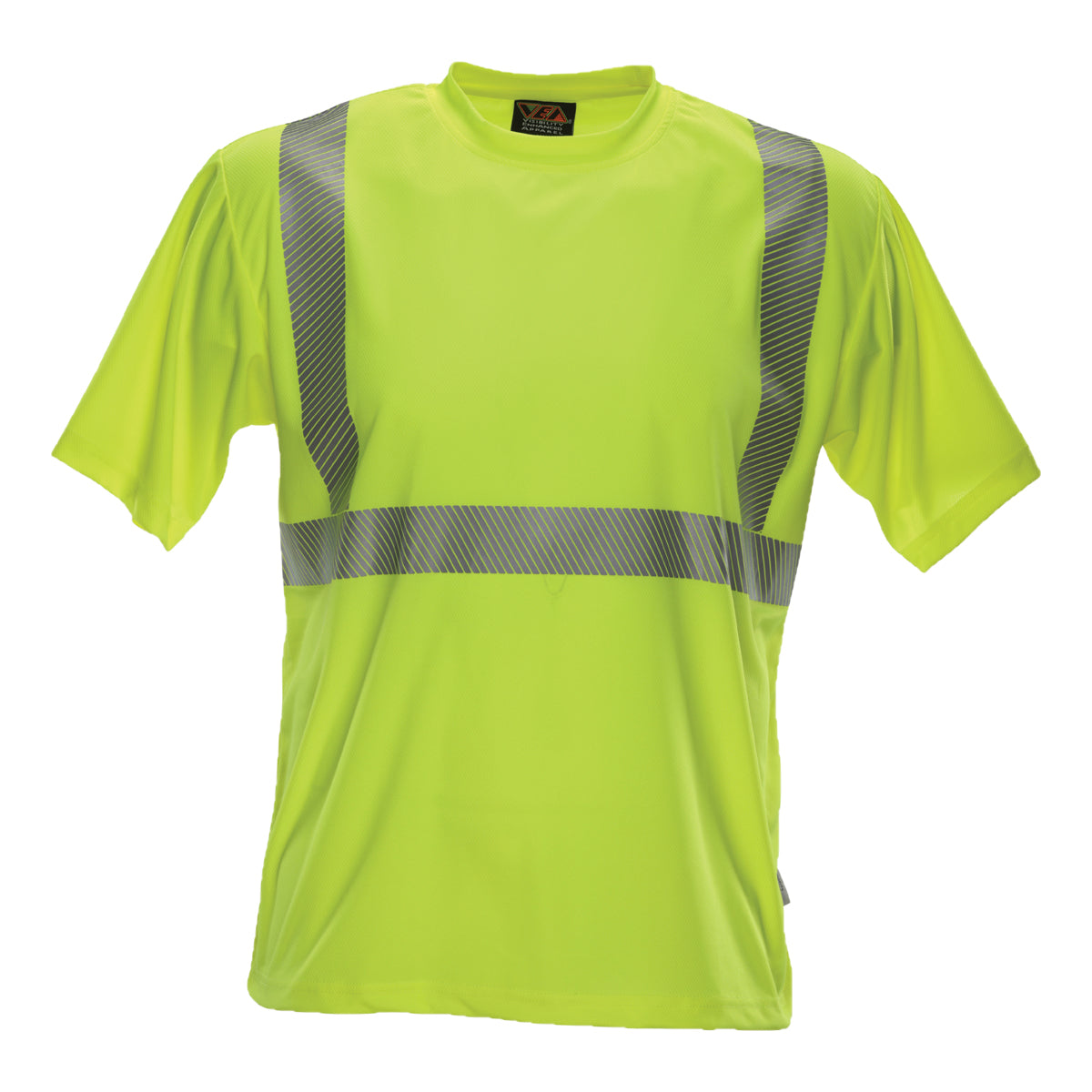 Reflective Apparel 112CT Hi-Vis Safety Vest Moisture Wicking Hi-Vis Yellow