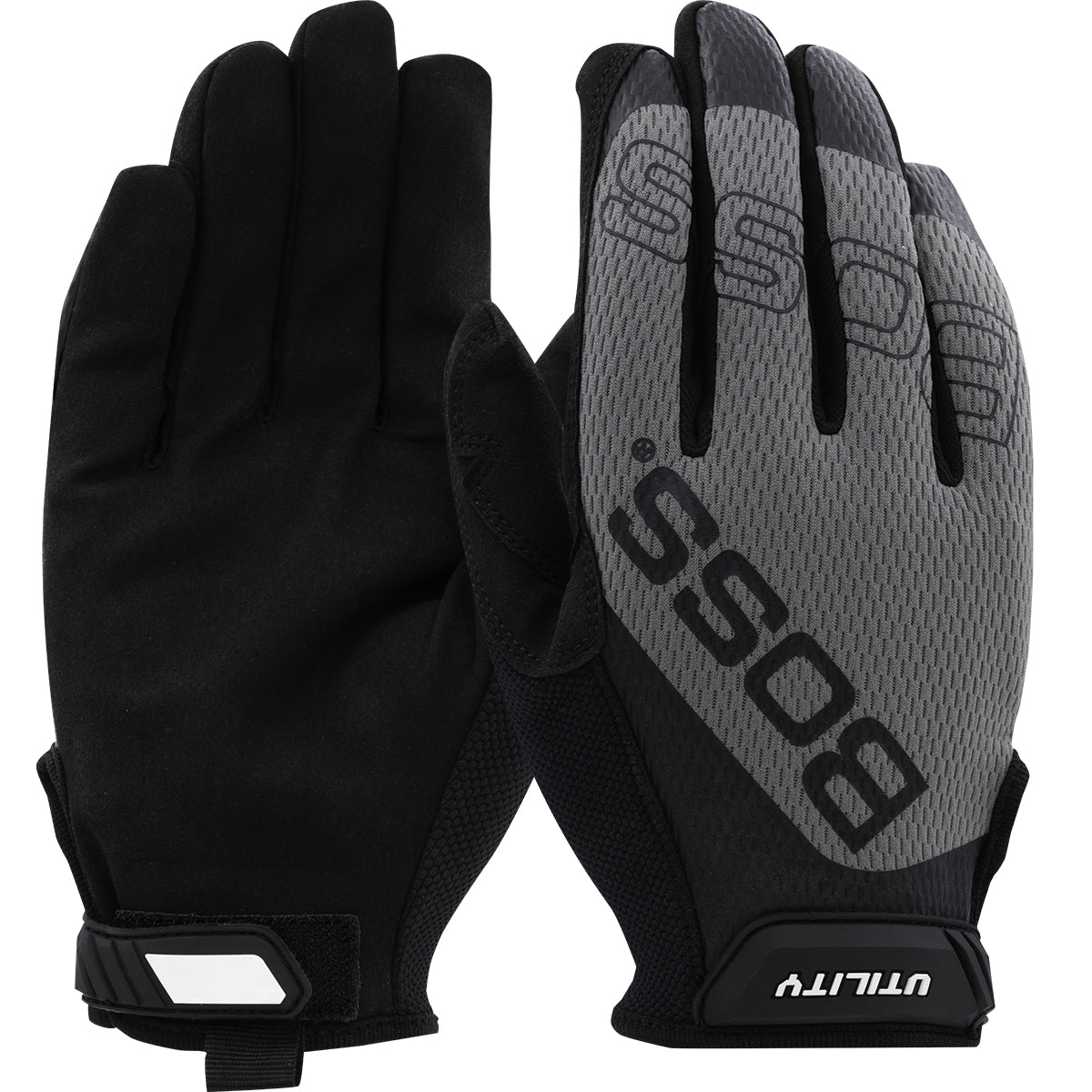 Boss 120-MU1220T High Performance Gloves Synthetic Microfiber Gray