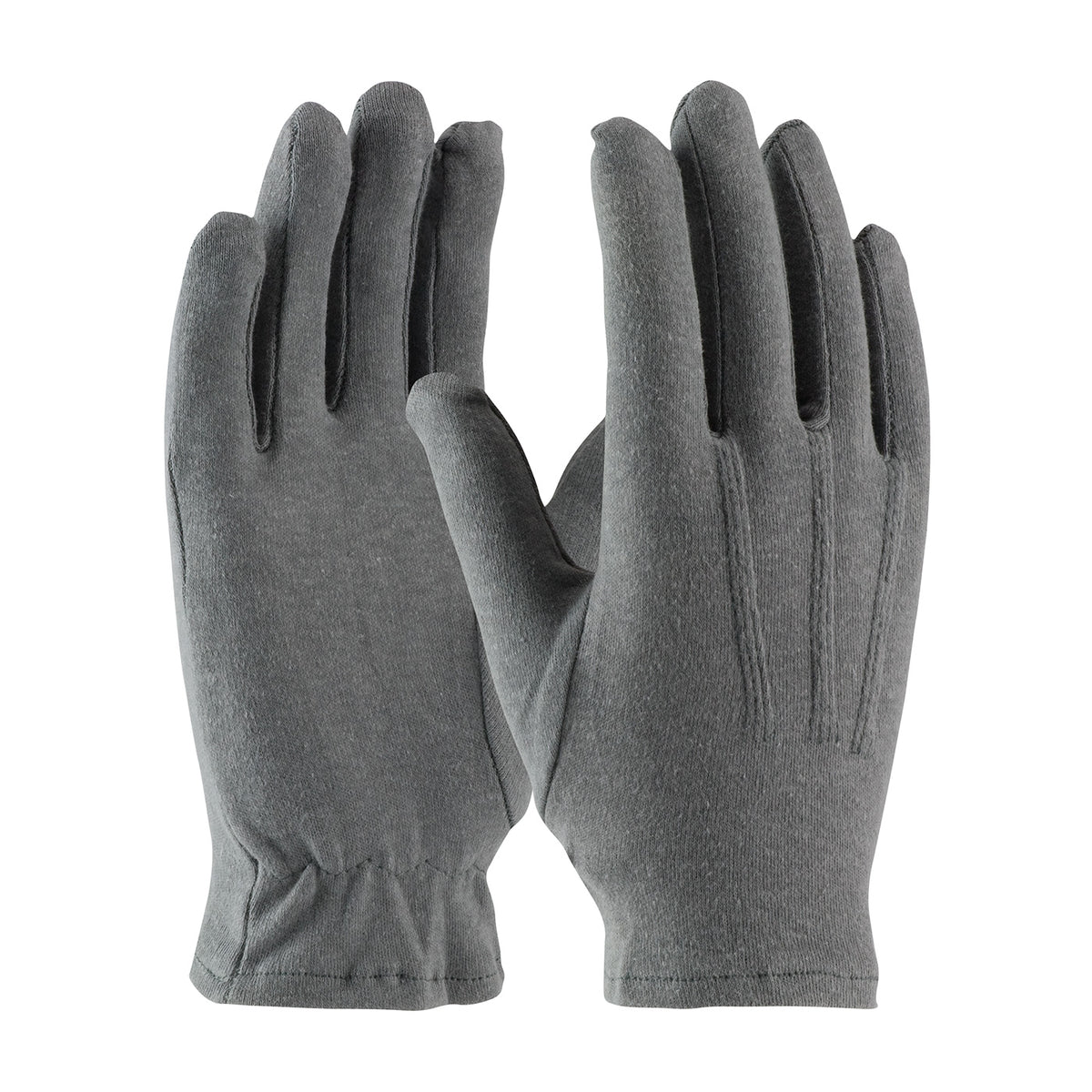 Cabaret 130-100GM Parade Gloves Cotton Raised Stitching Gray