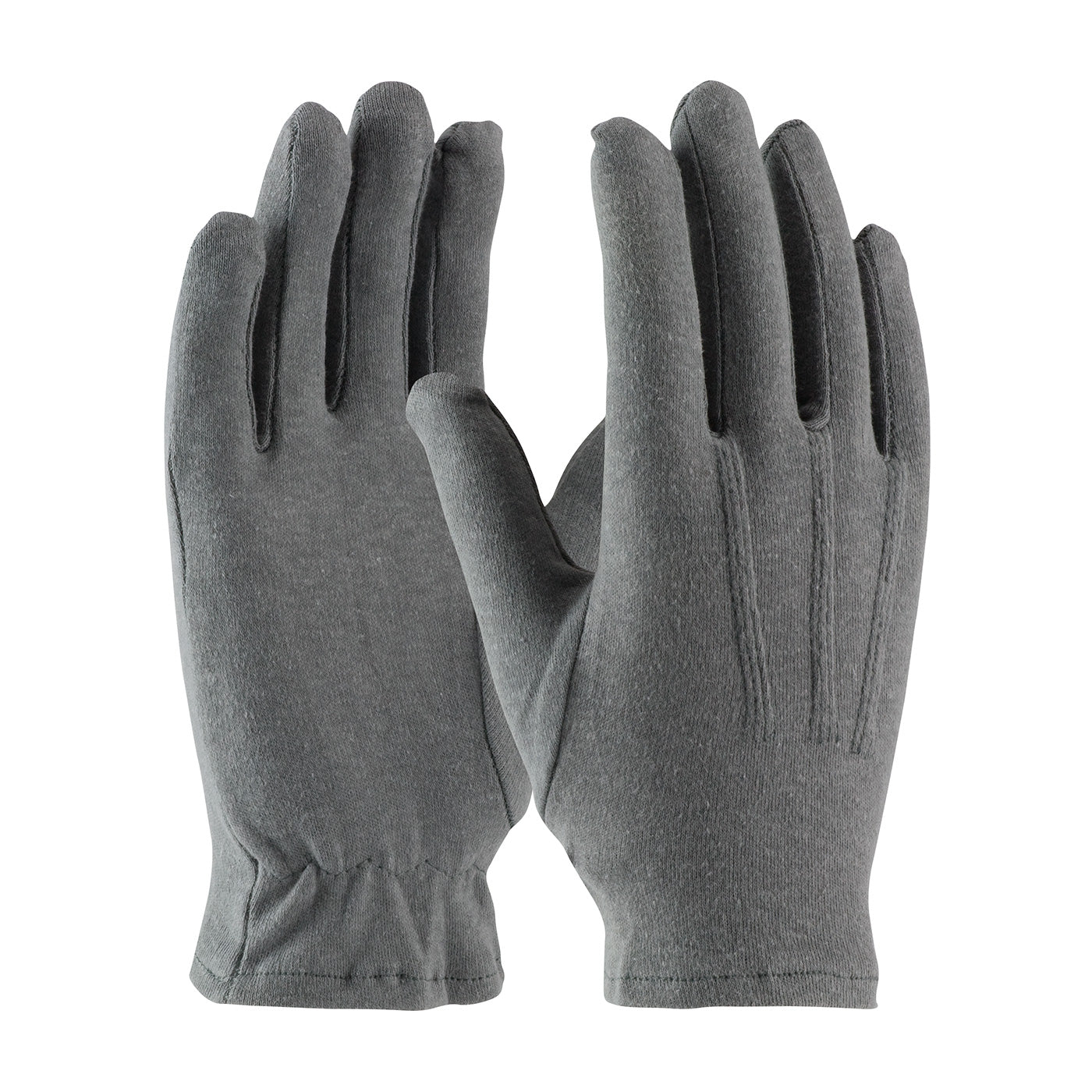 Cabaret 130-100GM Parade Gloves Cotton Raised Stitching Gray