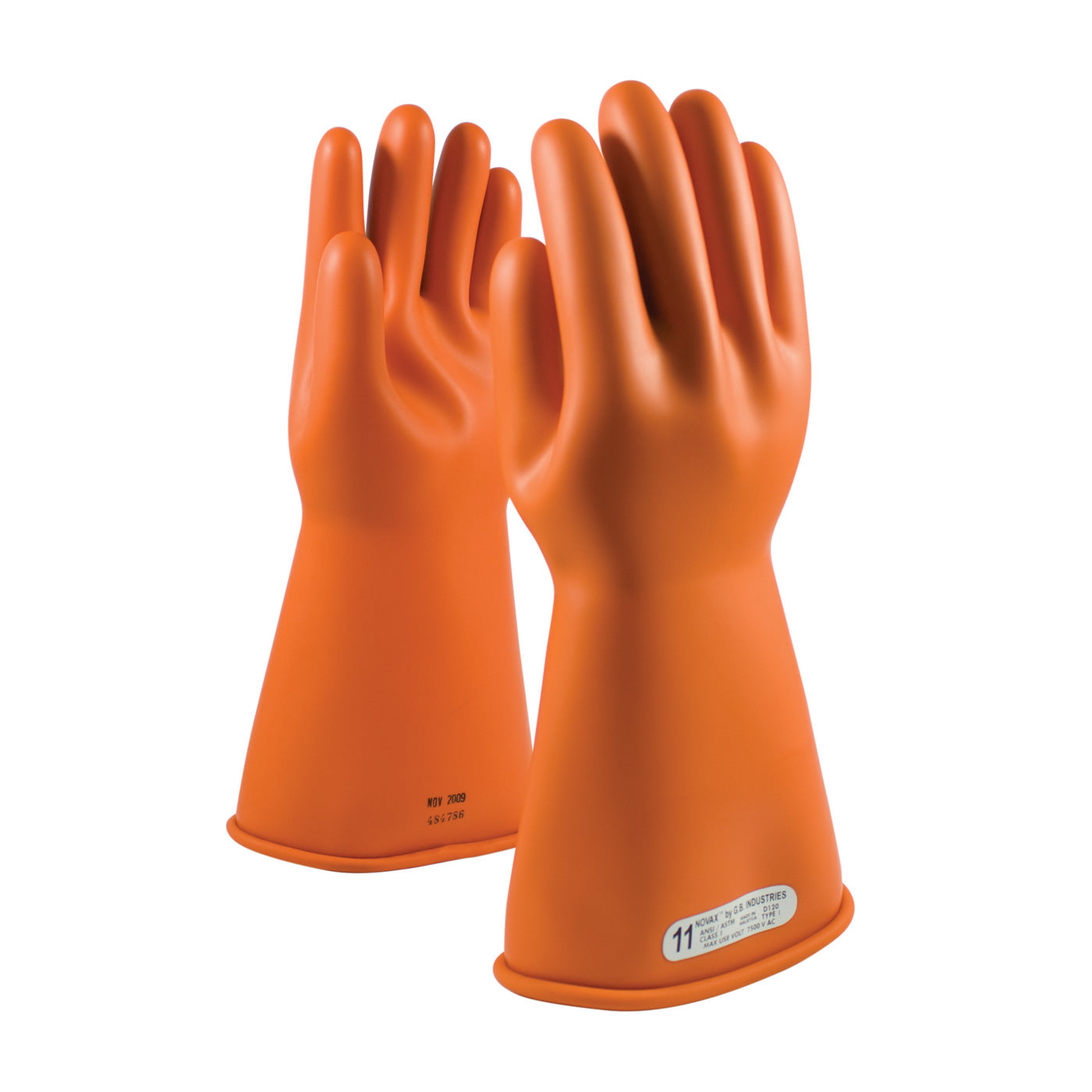 NOVAX 147-1-14 Electrical Safety Gloves Rubber Orange