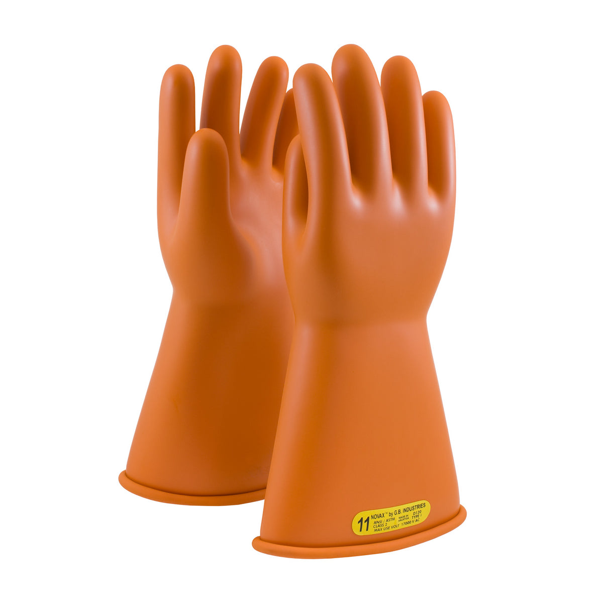 NOVAX 147-2-14 Electrical Safety Gloves Rubber Orange