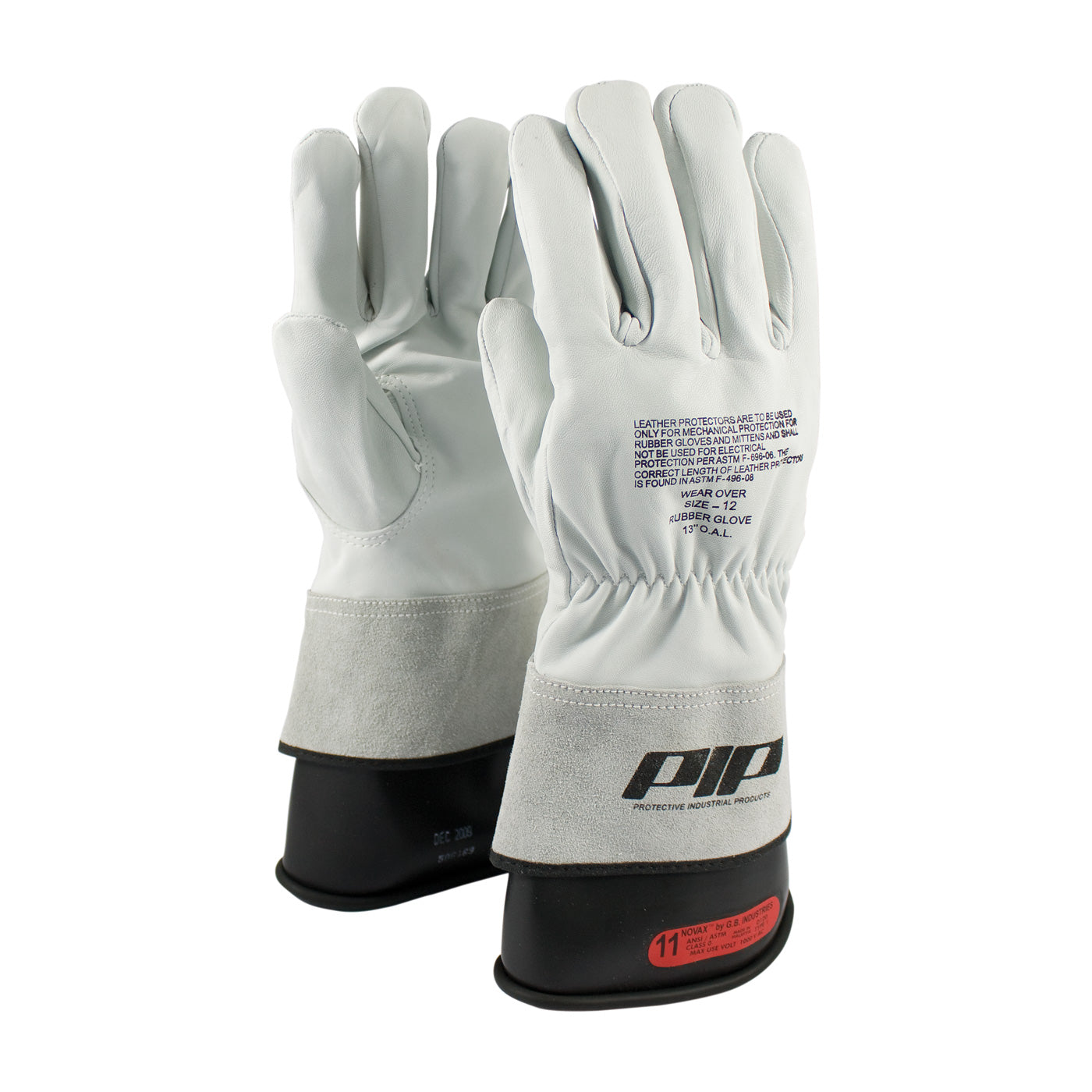 PIP 148-2000 Leather Protector Goatskin Gauntlet Natural