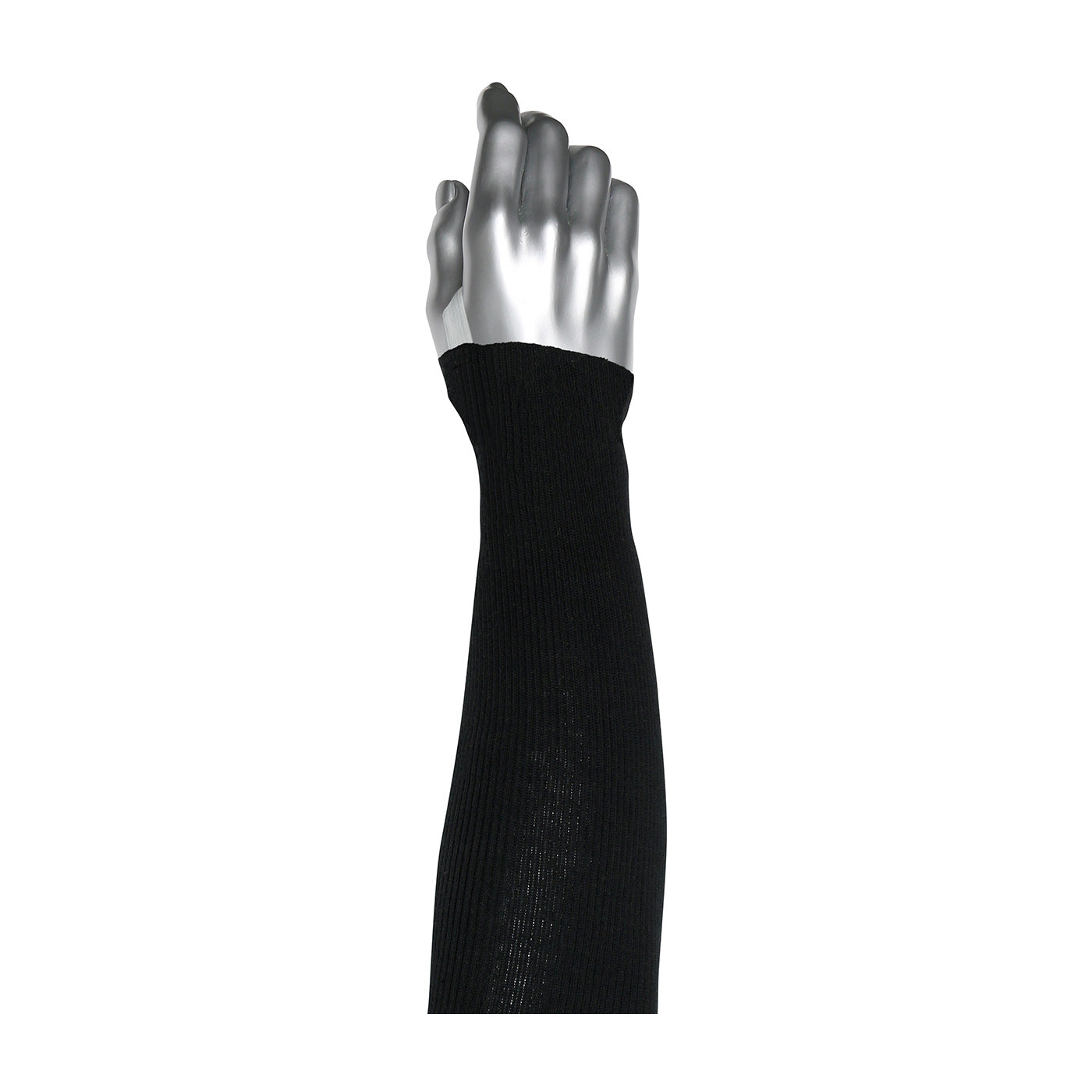 Kut Gard 15-21PRIBPS-ET Cut Resistant Sleeve Pritex Antimicrobial Black