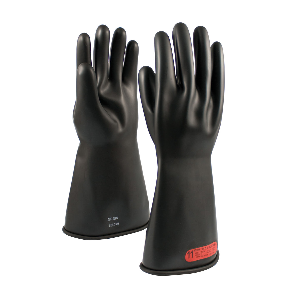 NOVAX 150-0-14 Electrical Safety Gloves Rubber Black
