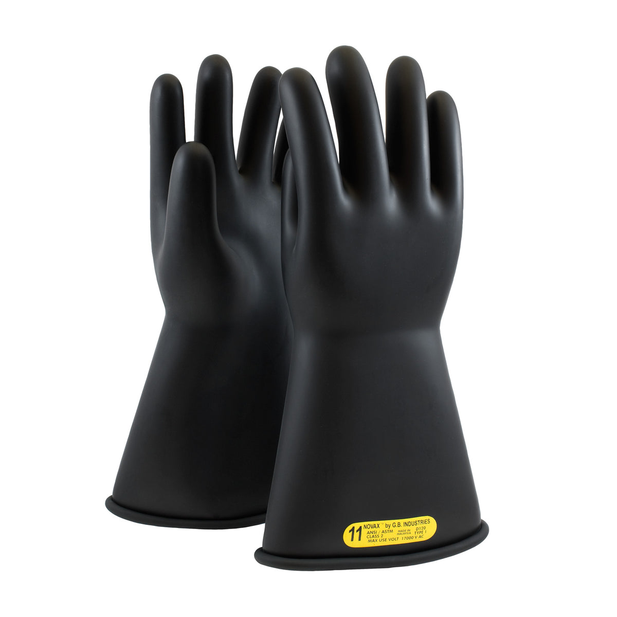 NOVAX 150-2-14 Electrical Safety Gloves Rubber Black