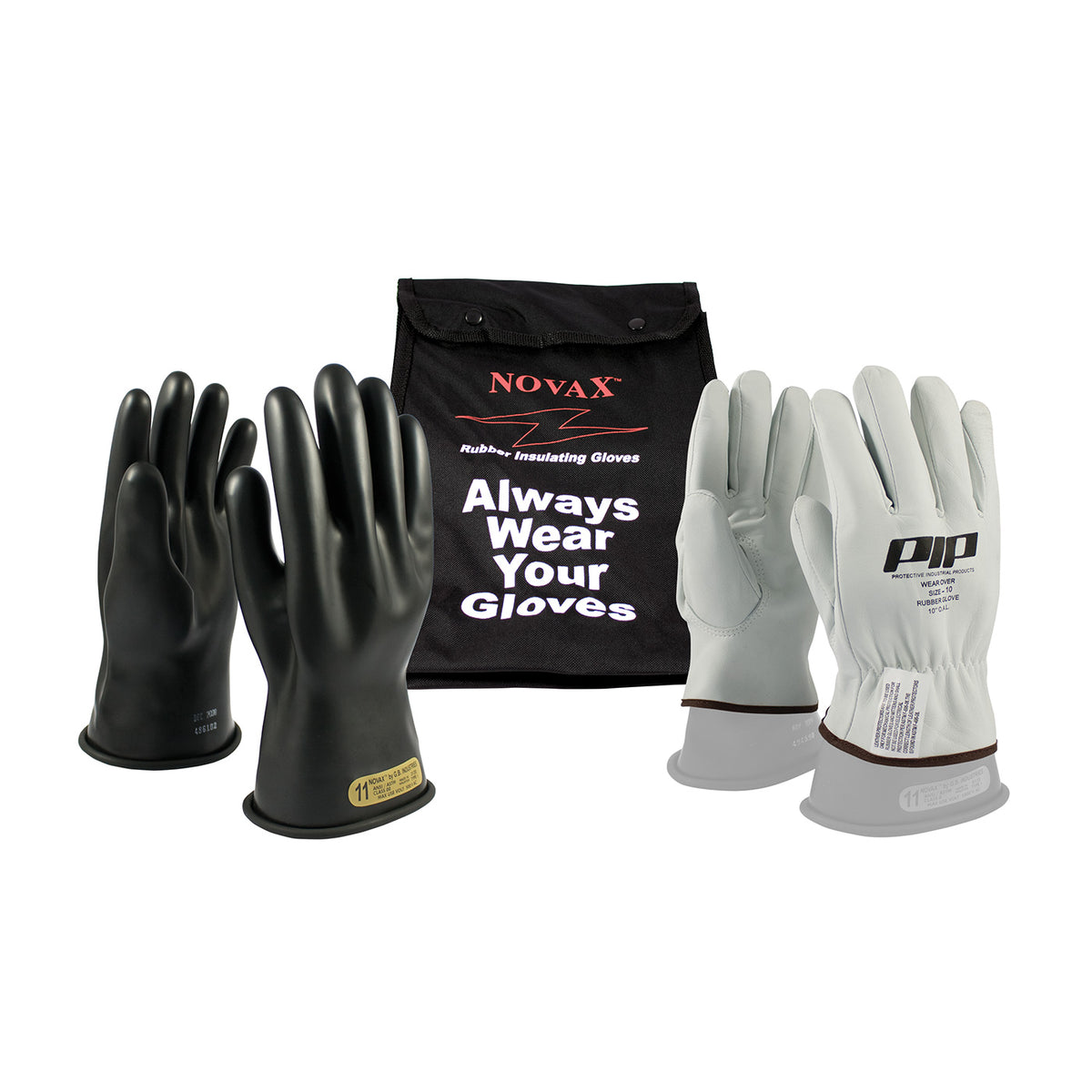 NOVAX 150-SK-00 Electrical Safety Kit Goatskin Black