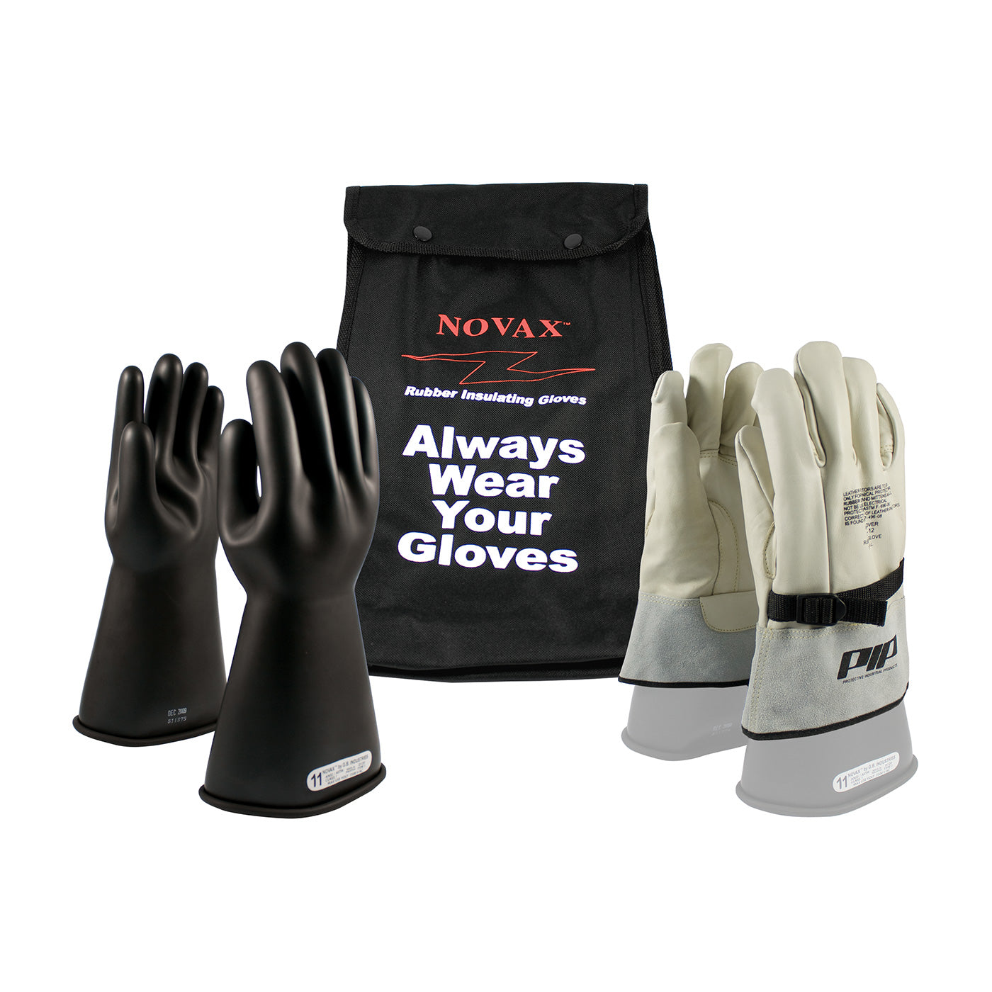 NOVAX 150-SK-1 Electrical Safety Kit Goatskin Black