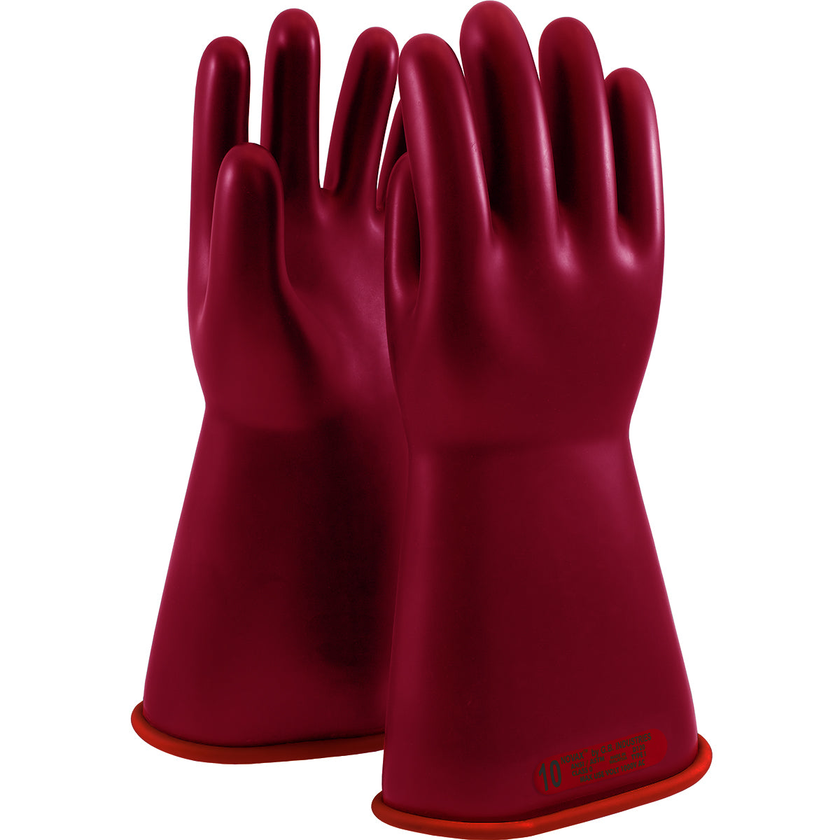NOVAX 153-0-14 Electrical Safety Gloves Rubber Red