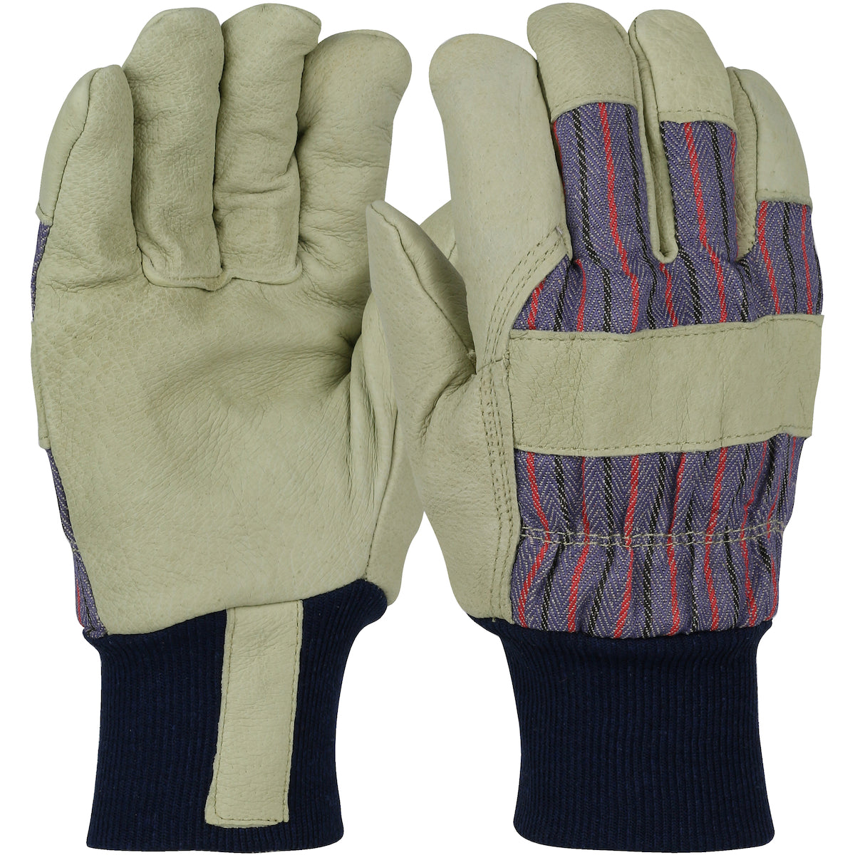 PIP 1555 Leather Palm Gloves Pigskin Thermal Blue