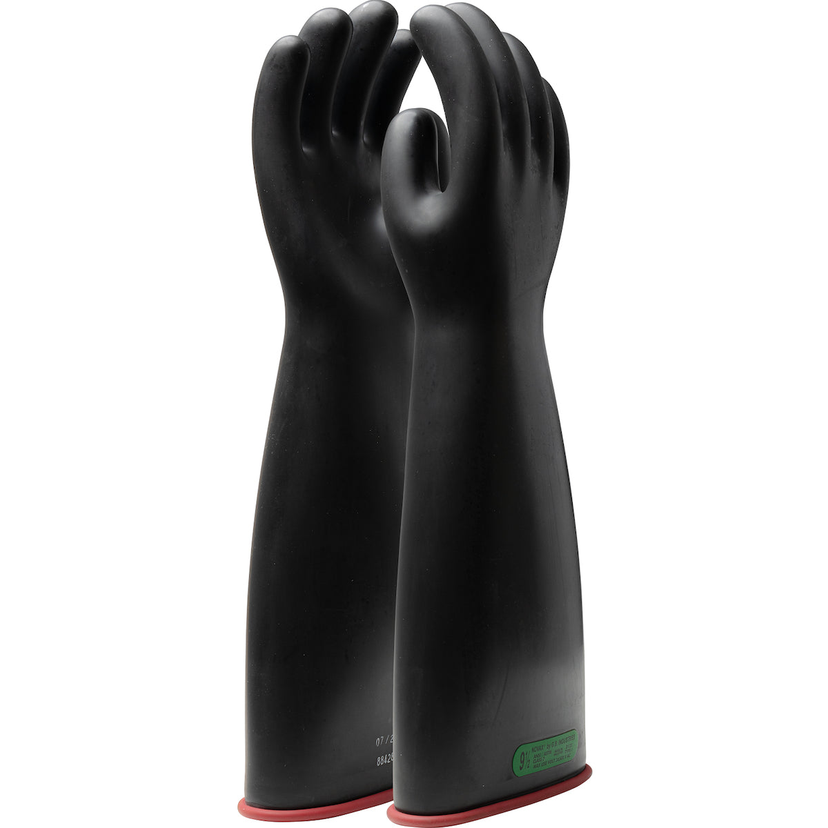 NOVAX 156-3-18 Electrical Safety Gloves Rubber Black