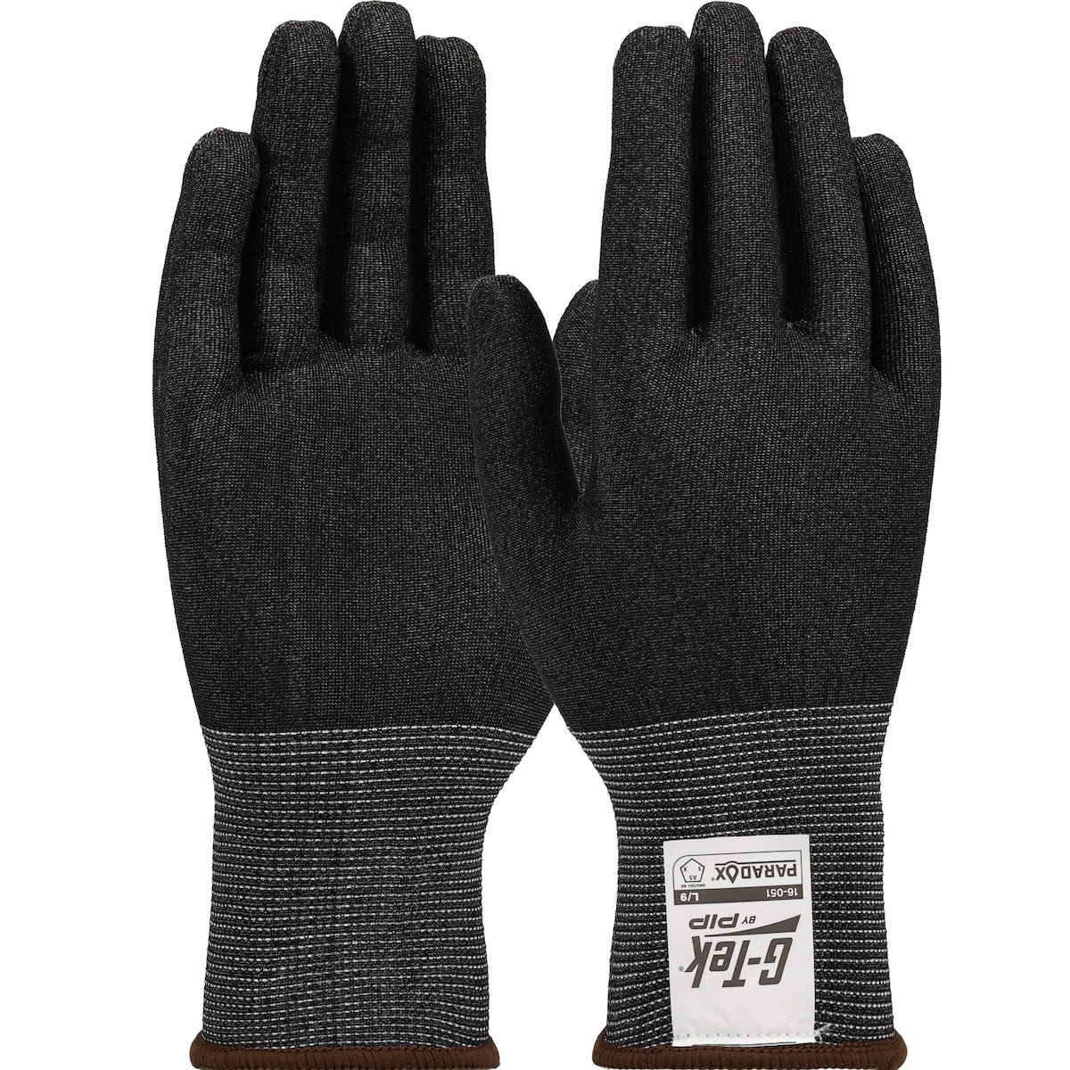 G-Tek 16-051 Cut Resistant Gloves PolyKor Touchscreen Black