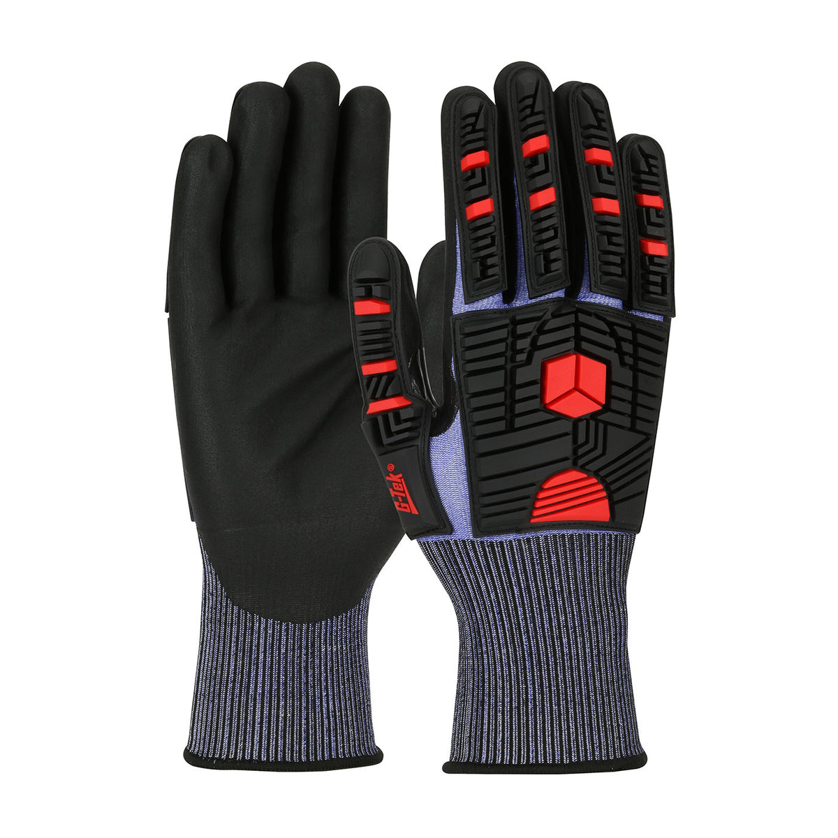 G-Tek 16-MP585 High Performance Gloves PolyKor X7 Impact Blue