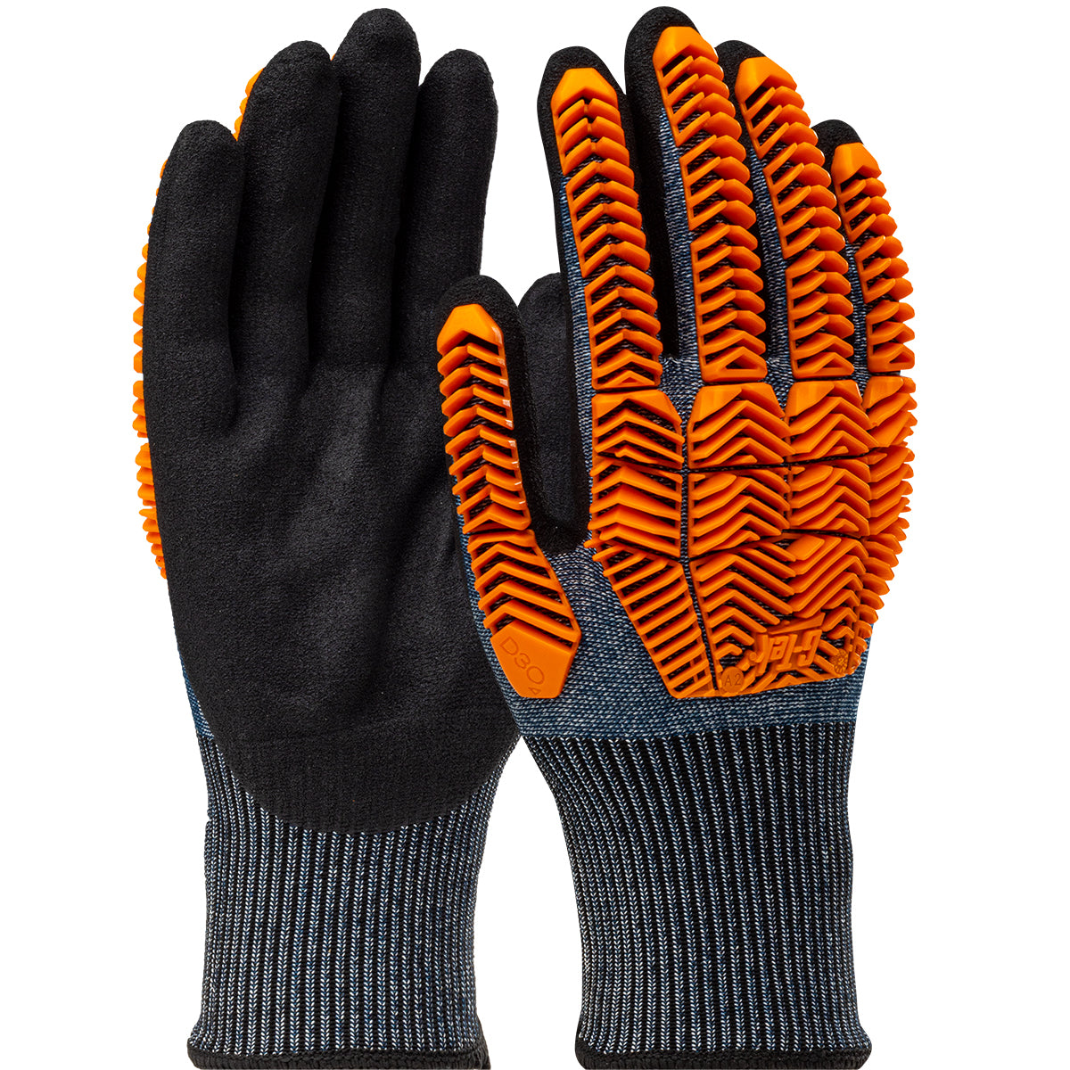 G-Tek 16-MPT430 High Performance Gloves PolyKor D3O Dark Blue