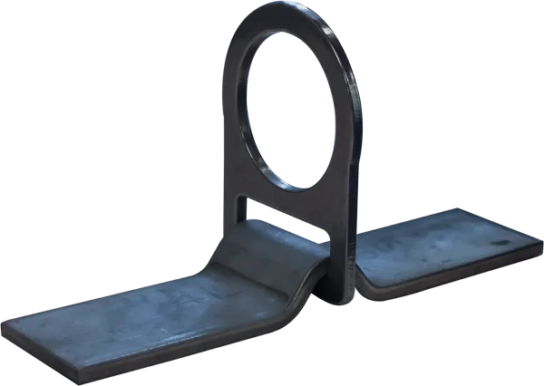 French Creek 1701-CSW Anchor Plate With D-Ring Carbon Steel