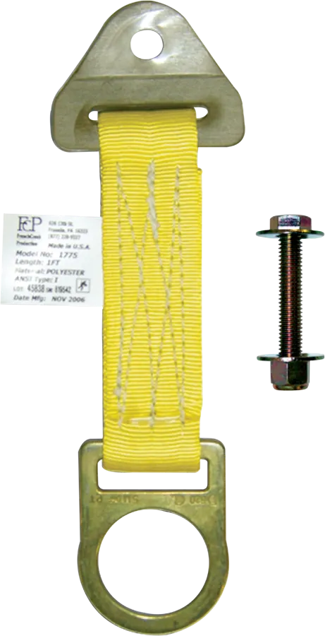 French Creek 1775-S3 anchorage connector Fits 1-3/4" maximum steel thickness ANSI Z359.1   OSHA Requirements