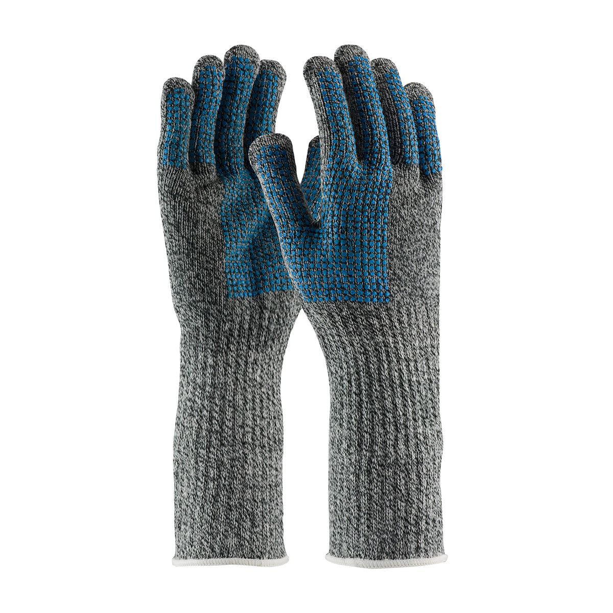 Kut Gard 18-SD385 Cut Resistant Gloves Dyneema PVC Dot Gray
