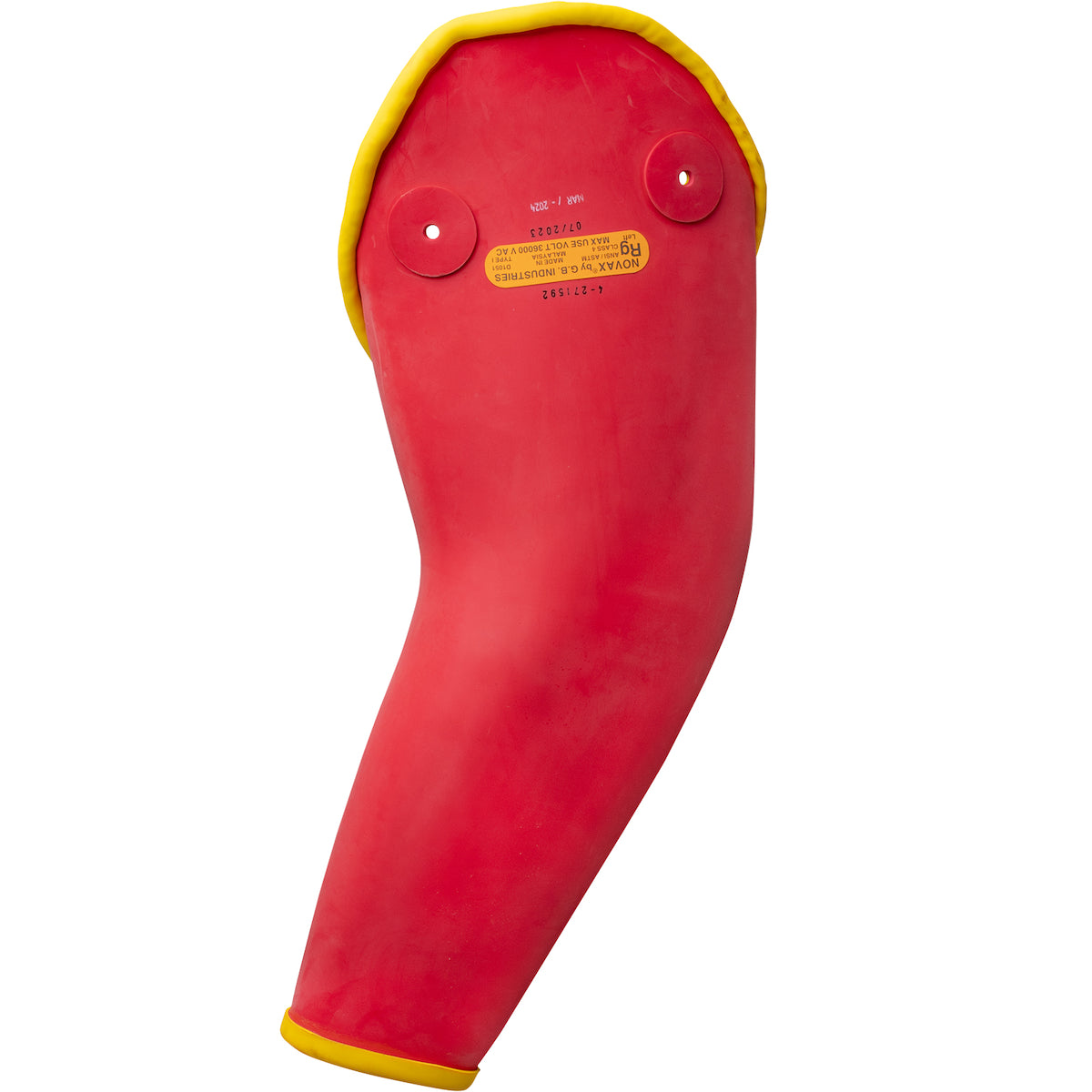 NOVAX 198-4 Rubber Insulating Sleeve Natural Rubber Red