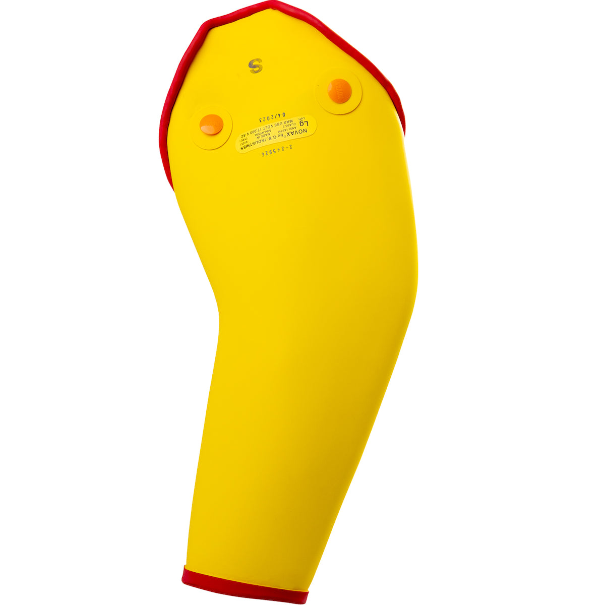 NOVAX 199-2-SHORT Electrical Insulating Sleeves Rubber Yellow