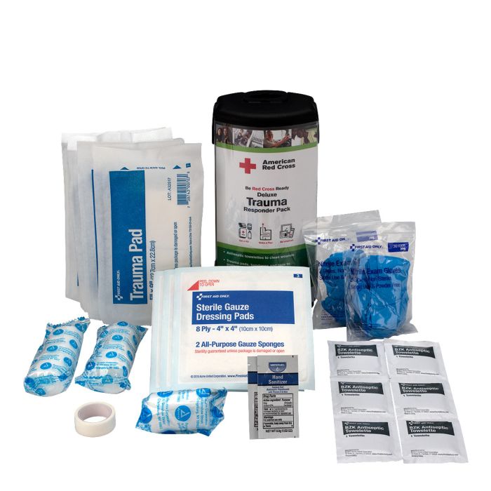 American Red Cross Deluxe Trauma Responder Pack - W-RC-645