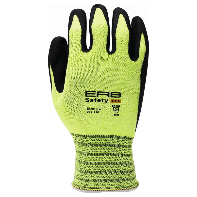 221-112 Premium Nitrile Micro-Foam Coated Polyester Gloves 1dozenpair