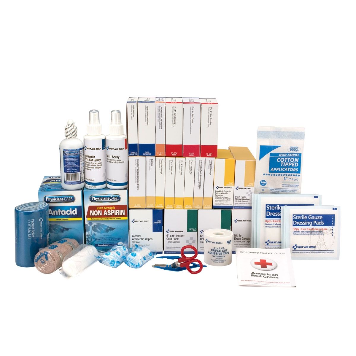 3 Shelf First Aid Refill With Medications, ANSI Compliant - W-90623
