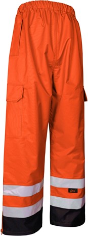 Class E Premium Waterproof Hi Vis Pants with Black Bottom