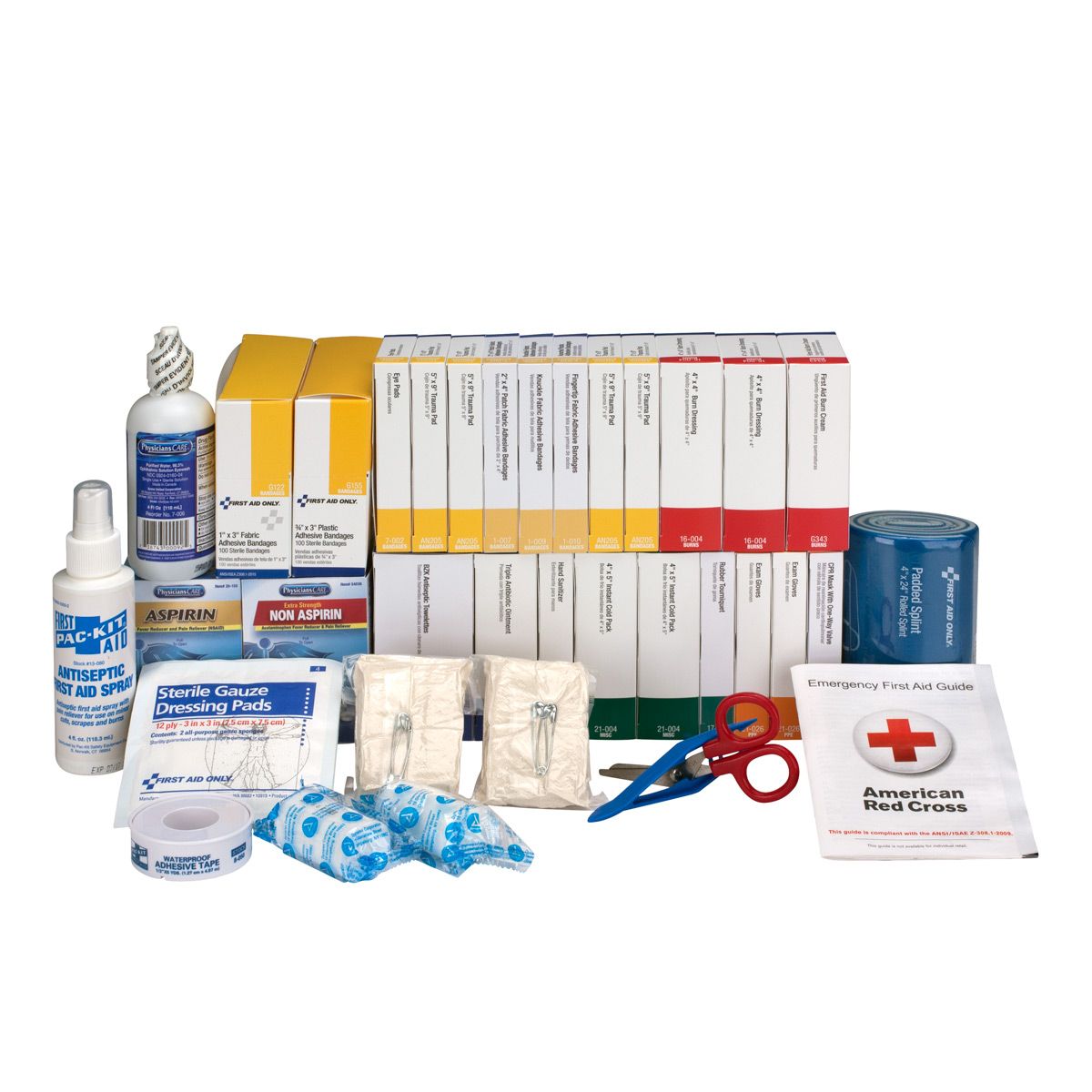2 Shelf First Aid Refill With Medications, ANSI Compliant - W-90618