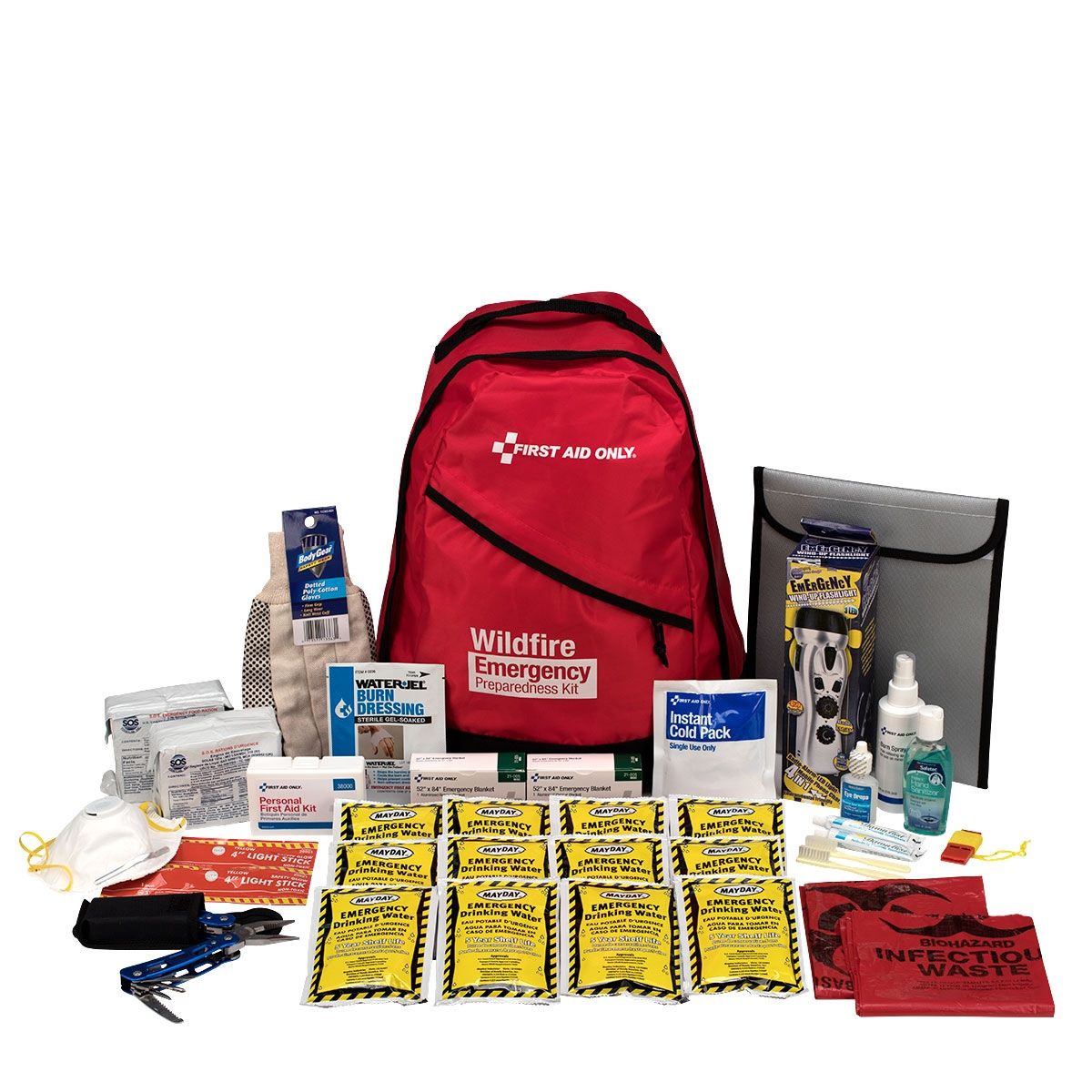 2 Person Emergency Preparedness Wildfire Backpack - W-91058