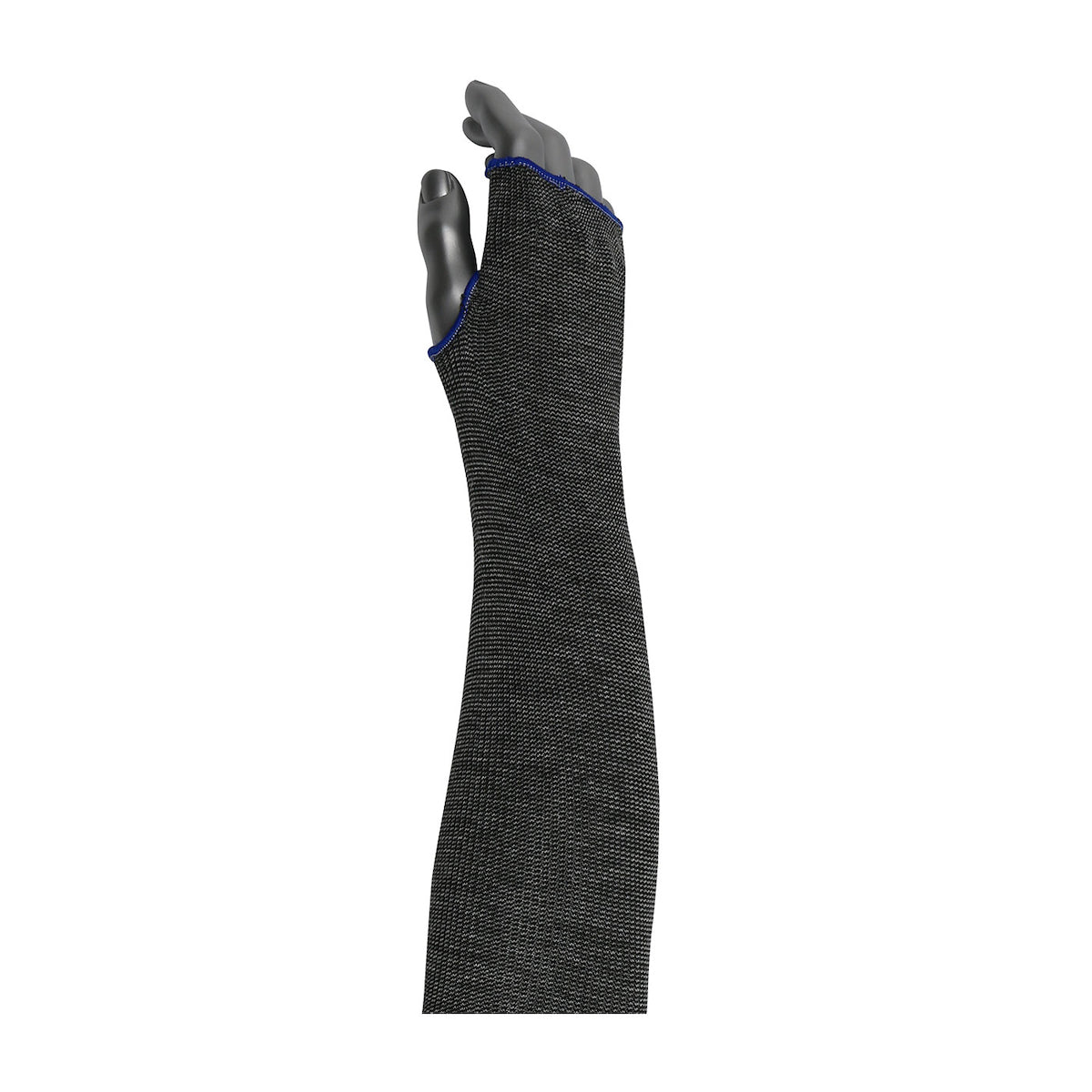 Kut Gard 20-21DACPBPTH Cut Resistant Sleeve Dyneema Smart-Fit Thumb Hole Black