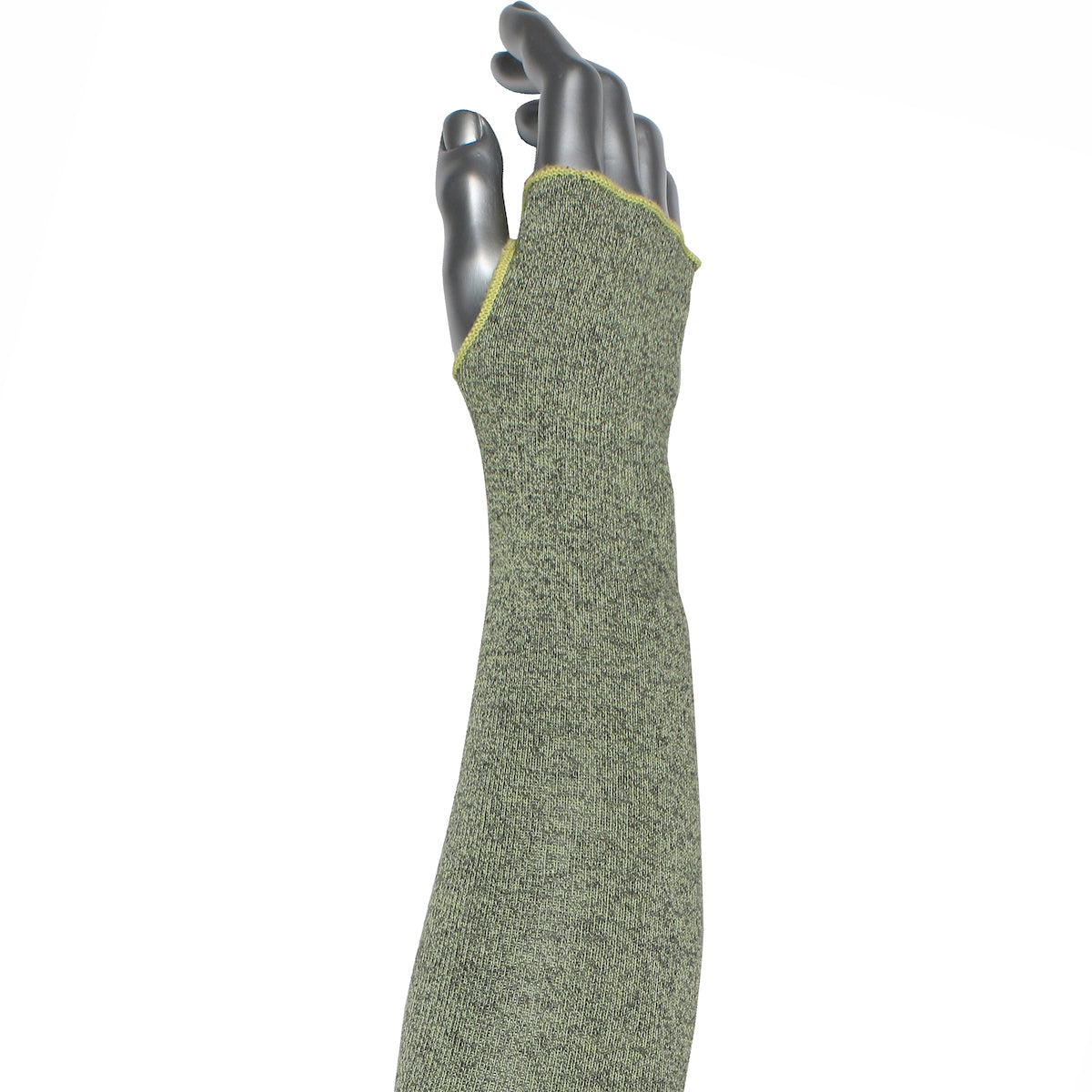 Kut Gard 10-SATA/HAFR-T Cut Resistant Sleeve Aramid FR Thumb Hole Green