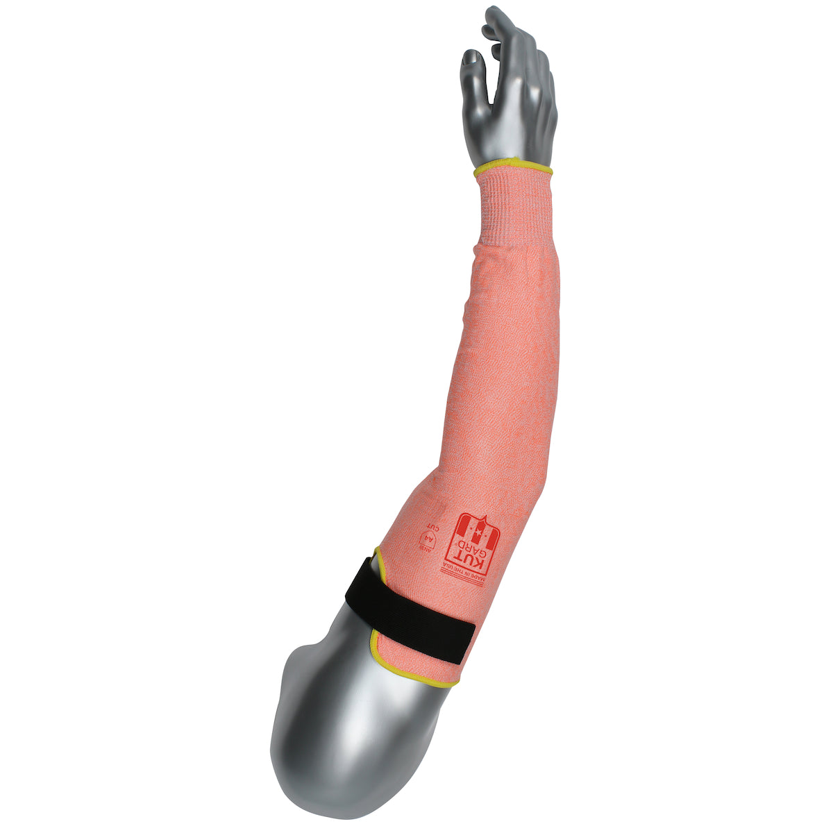 Kut Gard 20-S13ATA Cut Resistant Sleeve HPPE Hook & Loop Orange