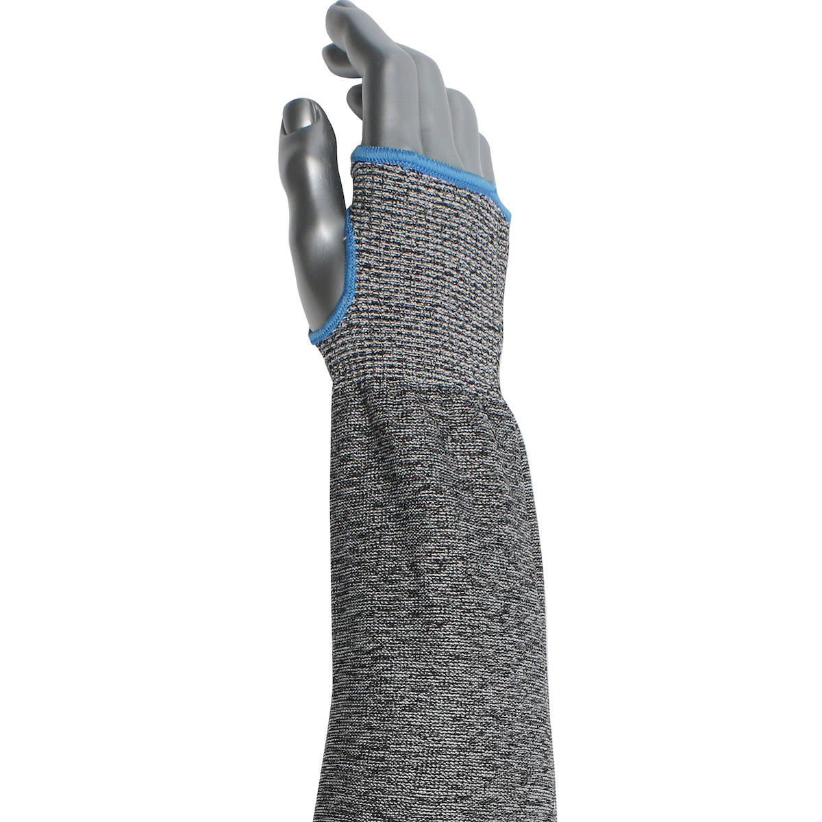 Kut Gard 20-S13ATA Cut Resistant Sleeve HPPE Blend Thumb Hole Gray