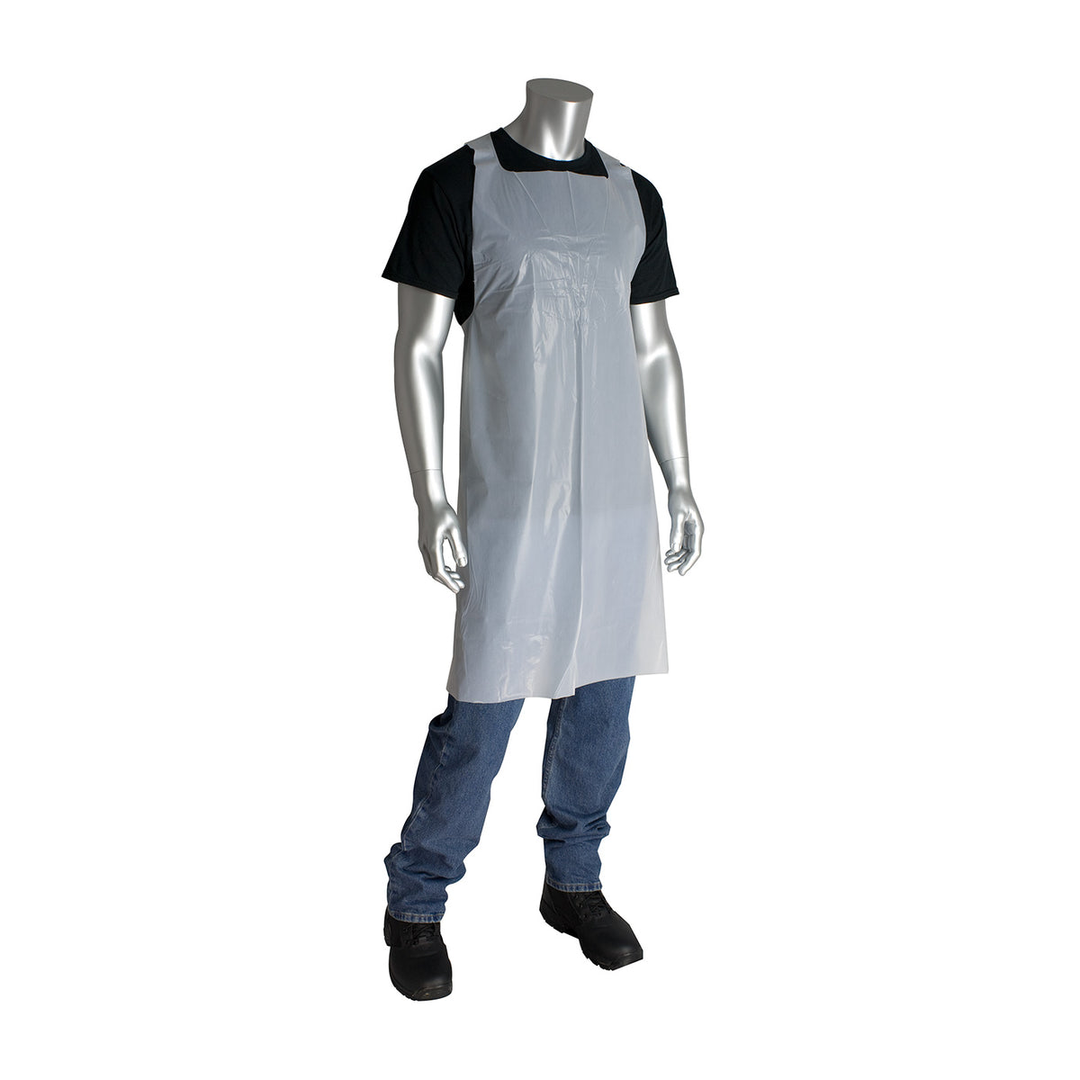 PIP 200-06002 Disposable Apron Chemical Resistant White